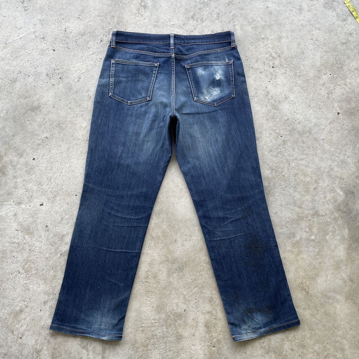 Japanese Brand W34💥 Vintage Japanese Distressed Faded Jeans Denim Pants Size US 34 / EU 50 - 10 Thumbnail