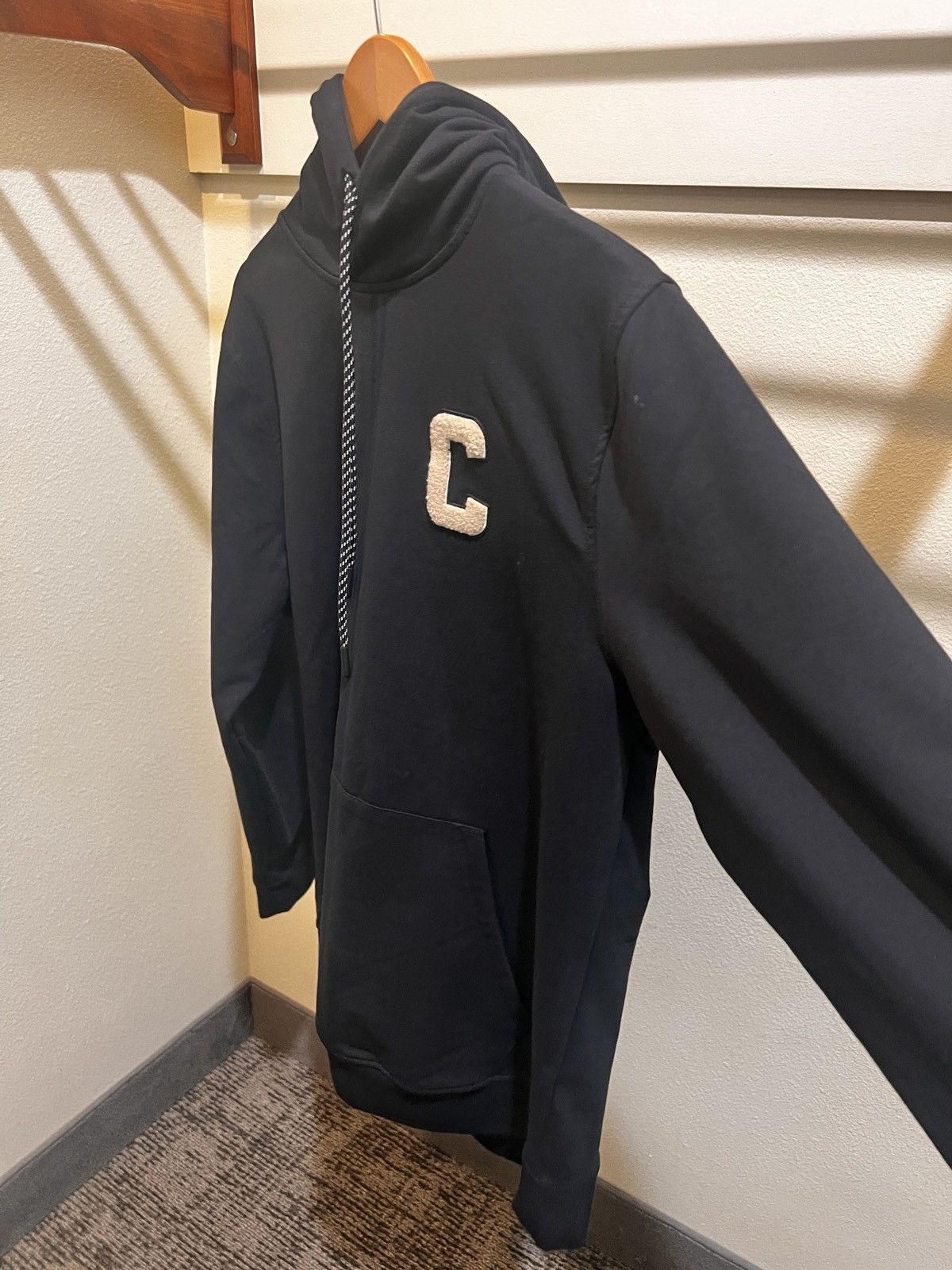 Cuts Cuts Classic “C” Patch Hoodie – Black (L) Size US L / EU 52-54 / 3 - 6 Thumbnail