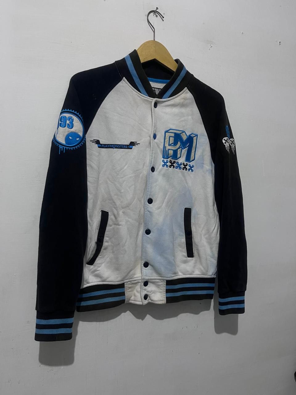 Japanese Brand Rare varsity jacket streetwear Incredibly Playmonsters Size US L / EU 52-54 / 3 - 7 Thumbnail