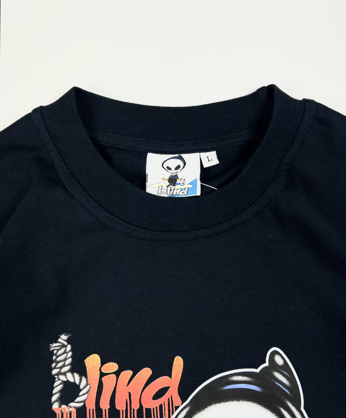 Blind Skateboards × JNCO × Vintage Vintage Blind Skateboards Reaper Long Sleeve 90s Size US L / EU 52-54 / 3 - 7 Thumbnail