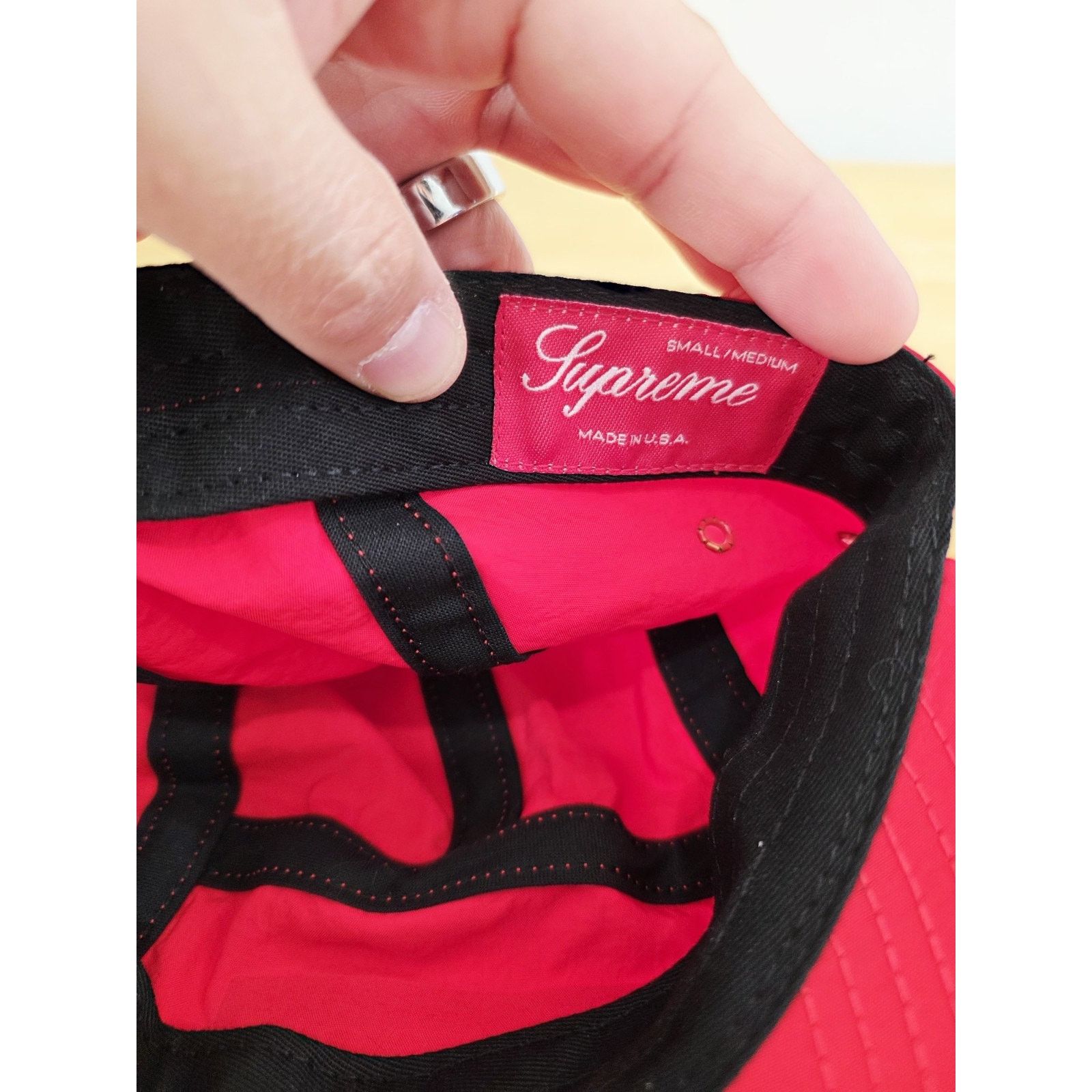 Supreme Supreme Red Runner 5 Panel Hat Cap medium Size ONE SIZE - 6 Thumbnail