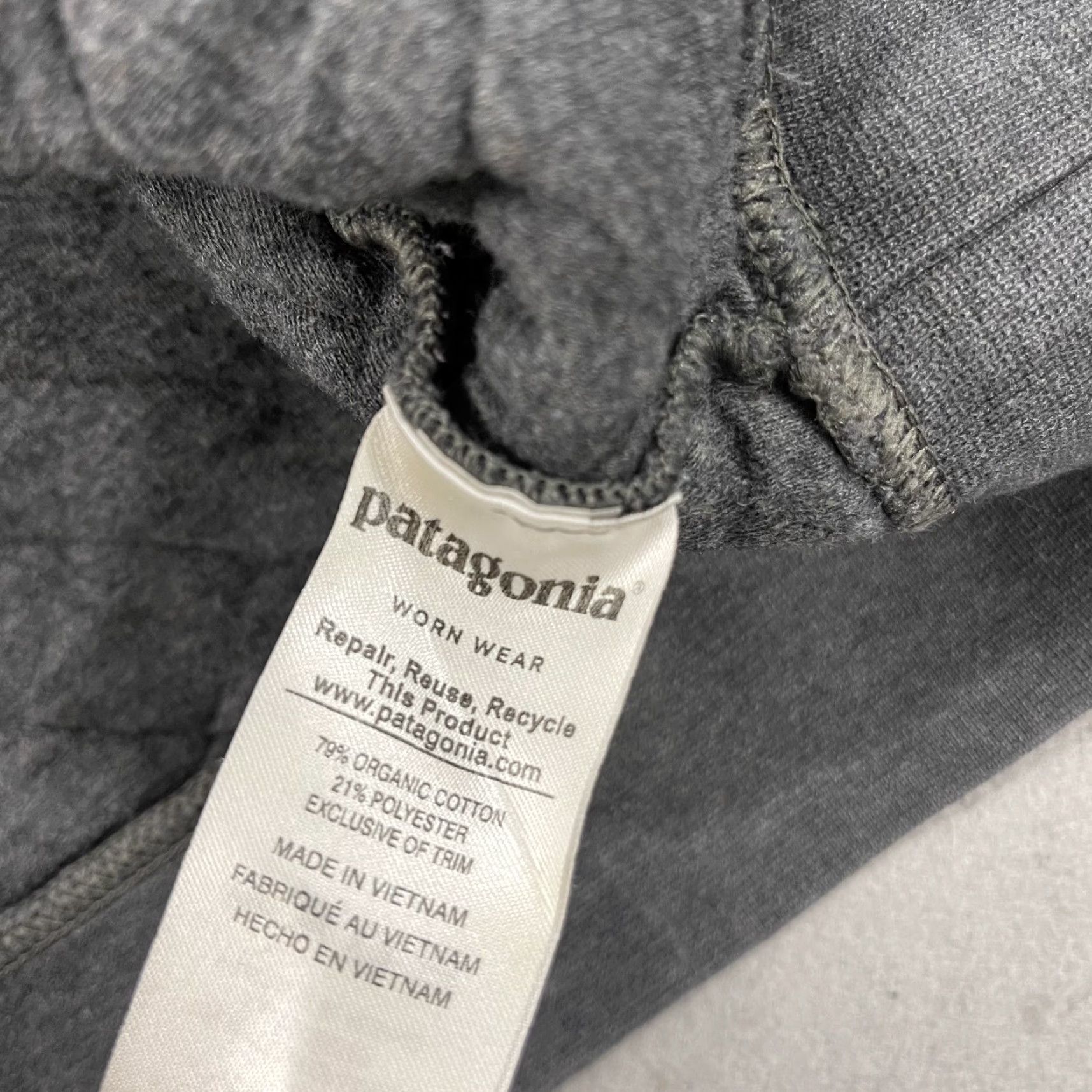 Patagonia Patagonia Jacket Mens Large Gray Quilted Snap T Pullover Organic Cotton Read Size US L / EU 52-54 / 3 - 7 Thumbnail