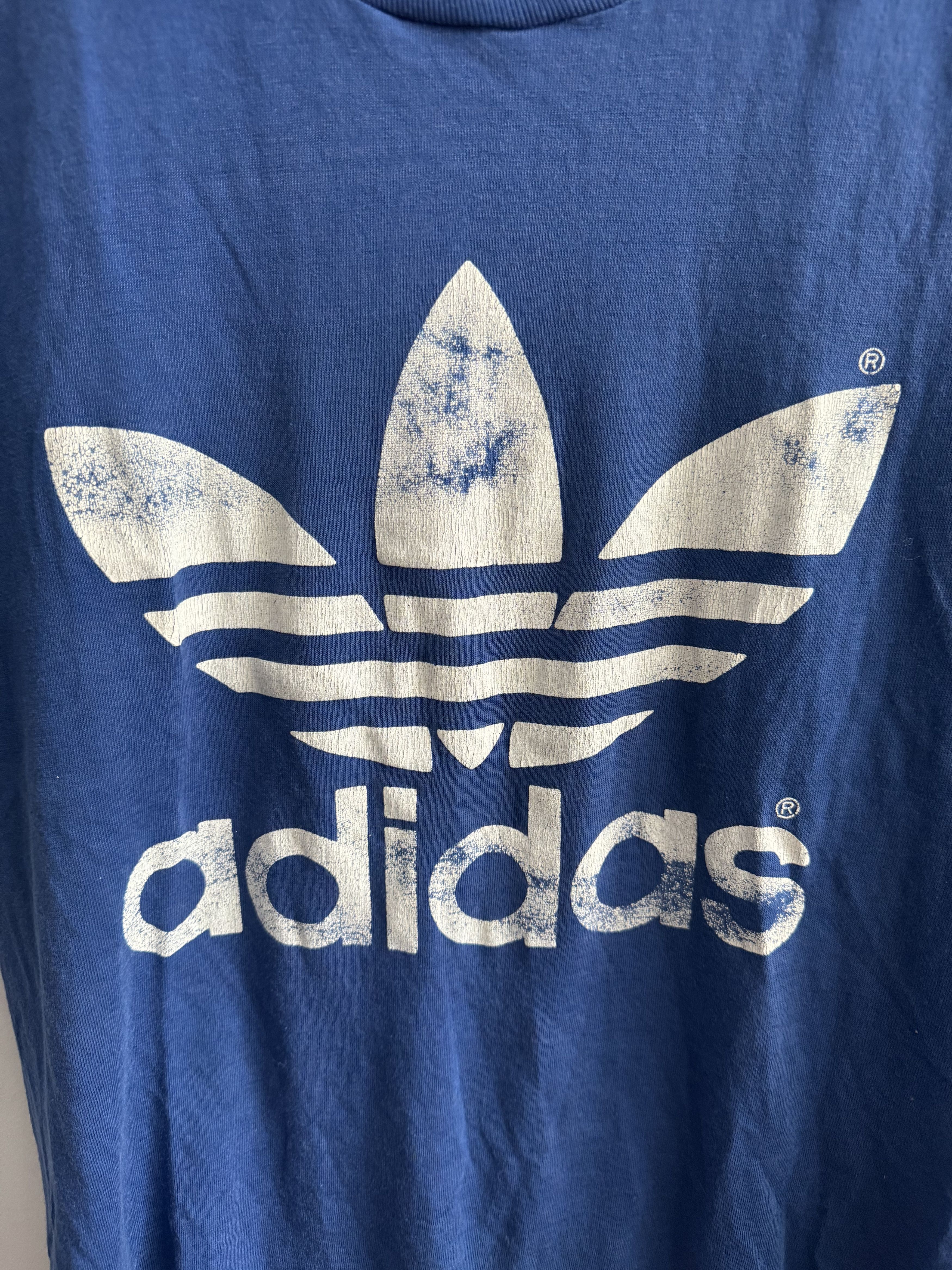 Adidas 70s Adidas Logo T shirt Size M Size US M / EU 48-50 / 2 - 5 Thumbnail