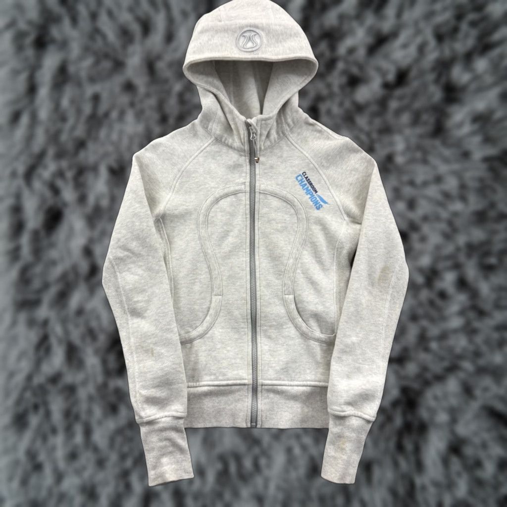 Lululemon Lululemon Scuba Hoodie Womens 6 Gray Full Zip Sweatshirt Athletic Outdoor Jacket Size M / US 6-8 / IT 42-44 - 1 Thumbnail