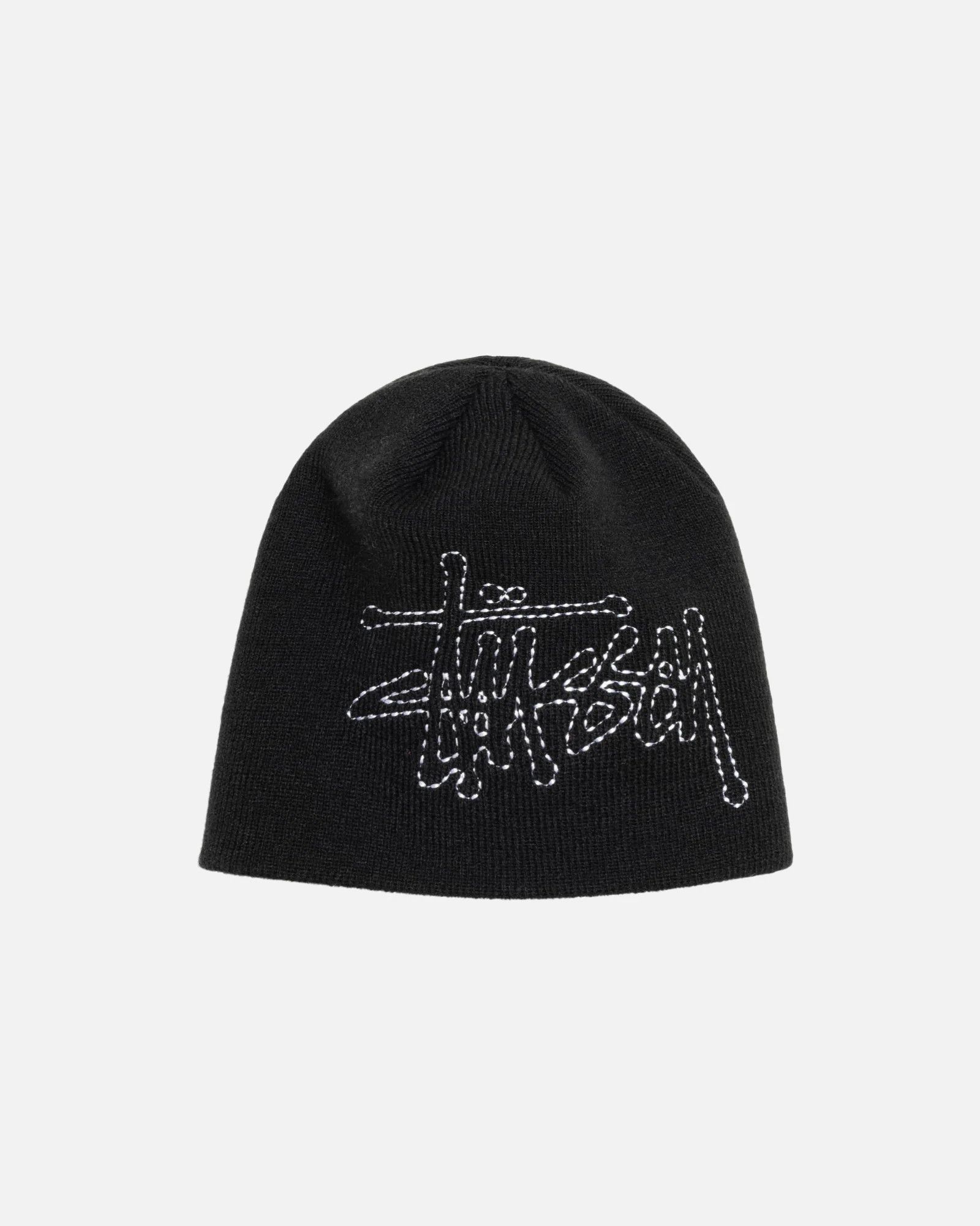 image of Stussy Skullcap Basic Logo Stitch in Black, Men's