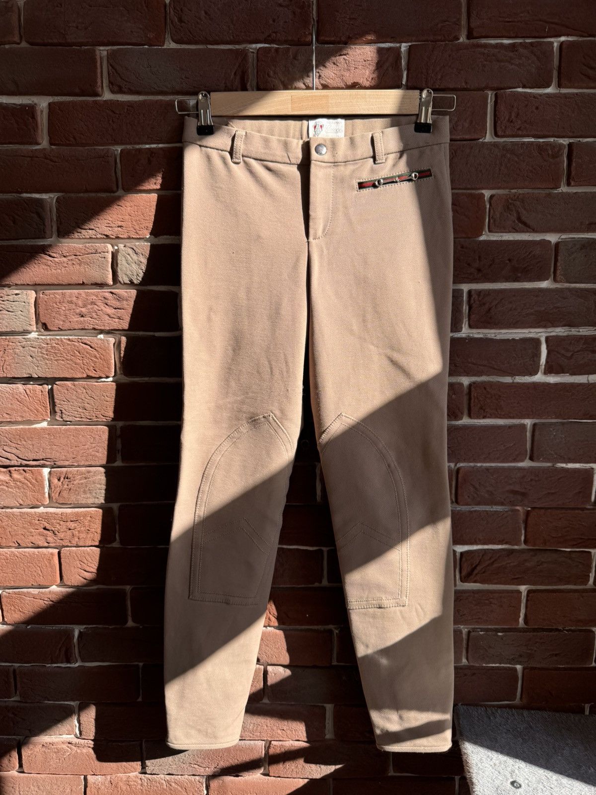 Gucci Gucci Equestrian Bondage Pants Women’s 38IT Sand designer Size 26" / US 2 / IT 38 - 12 Thumbnail