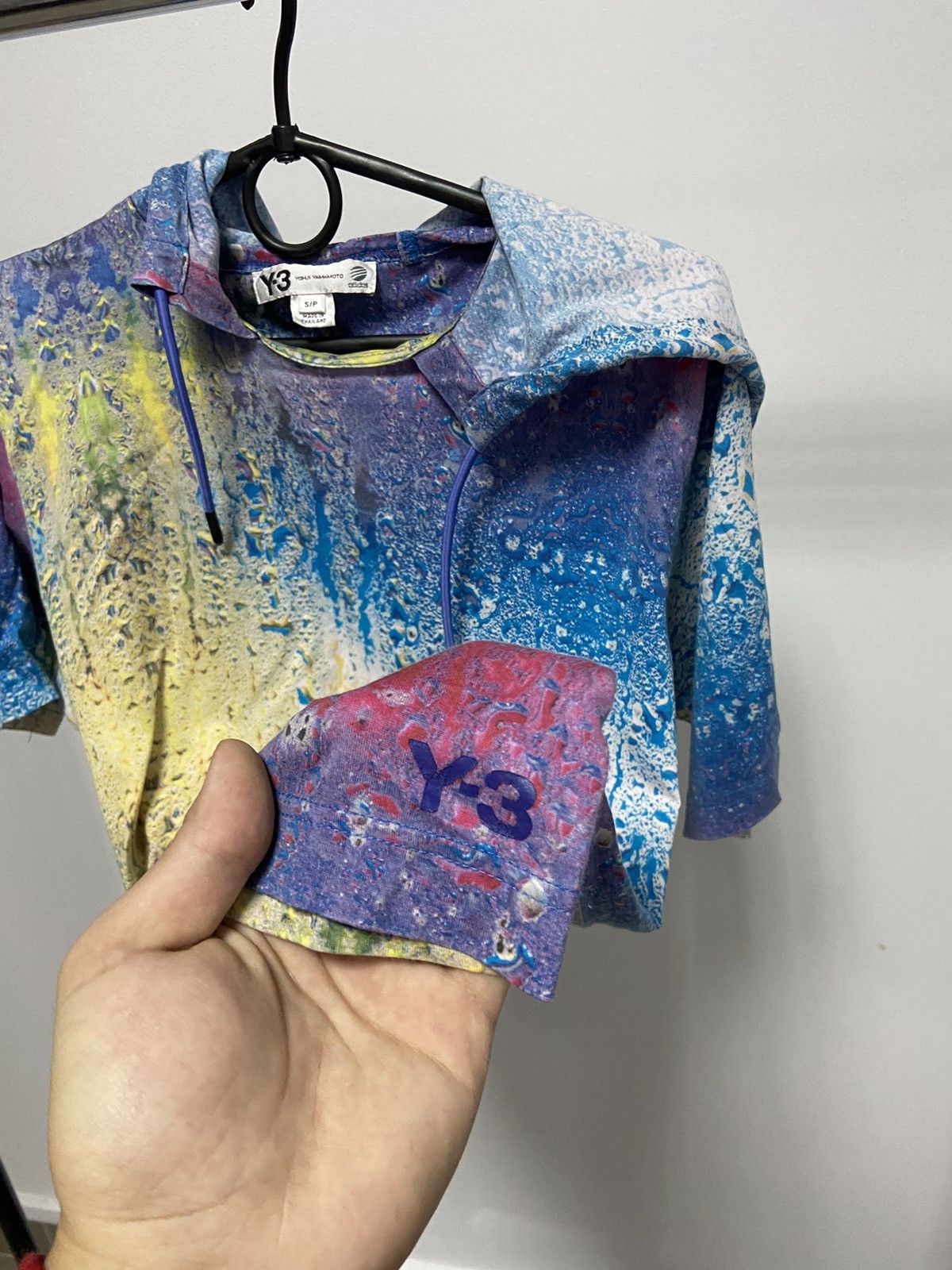 Vintage × Y-3 × Yohji Yamamoto Y-3 Yohji Yamamoto adidas t shirt hoodie Vintage overprint Size US S / EU 44-46 / 1 - 2 Thumbnail