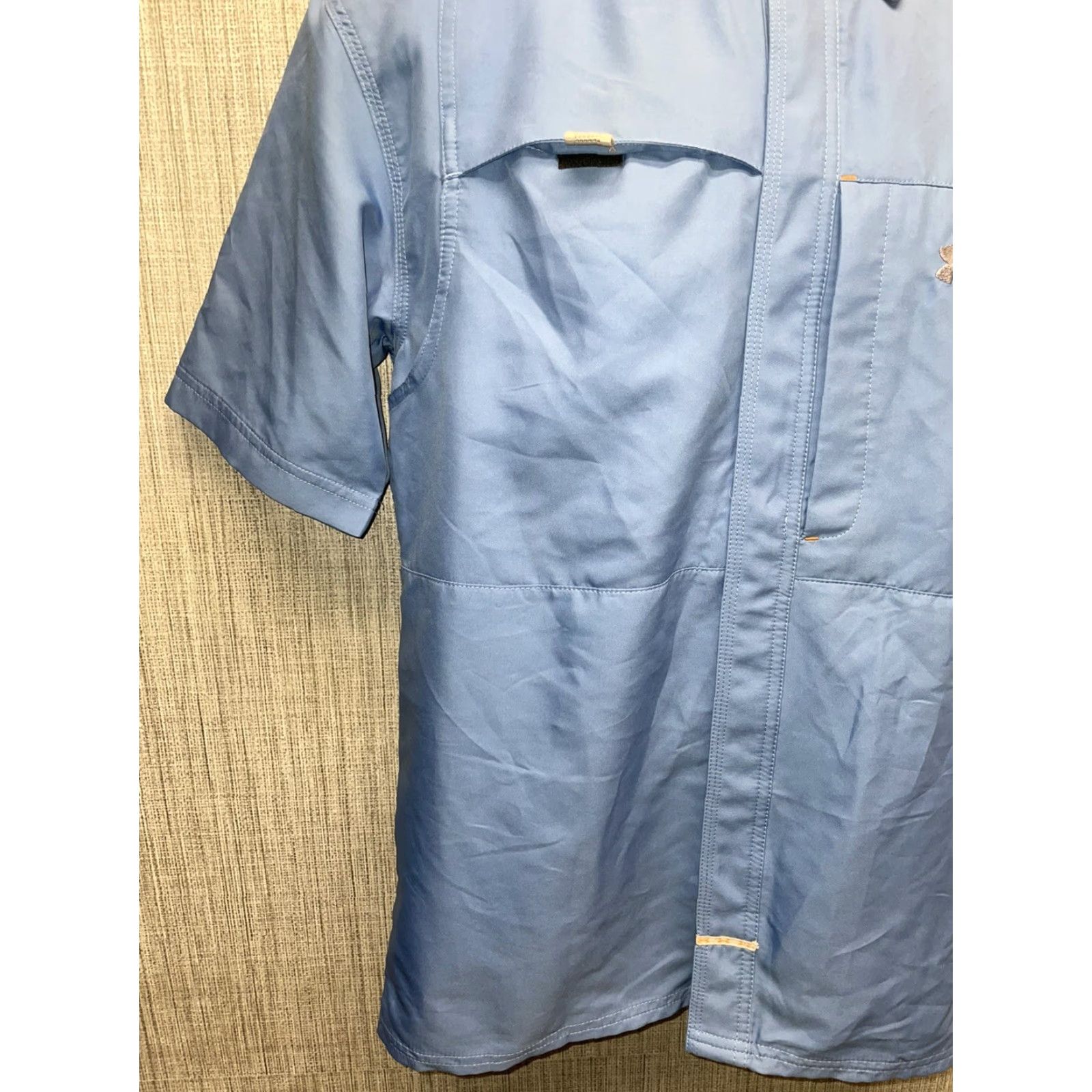 Under Armour Under Armour Blue Button-Up Ventilated Shirt Mens Small Size US S / EU 44-46 / 1 - 4 Thumbnail