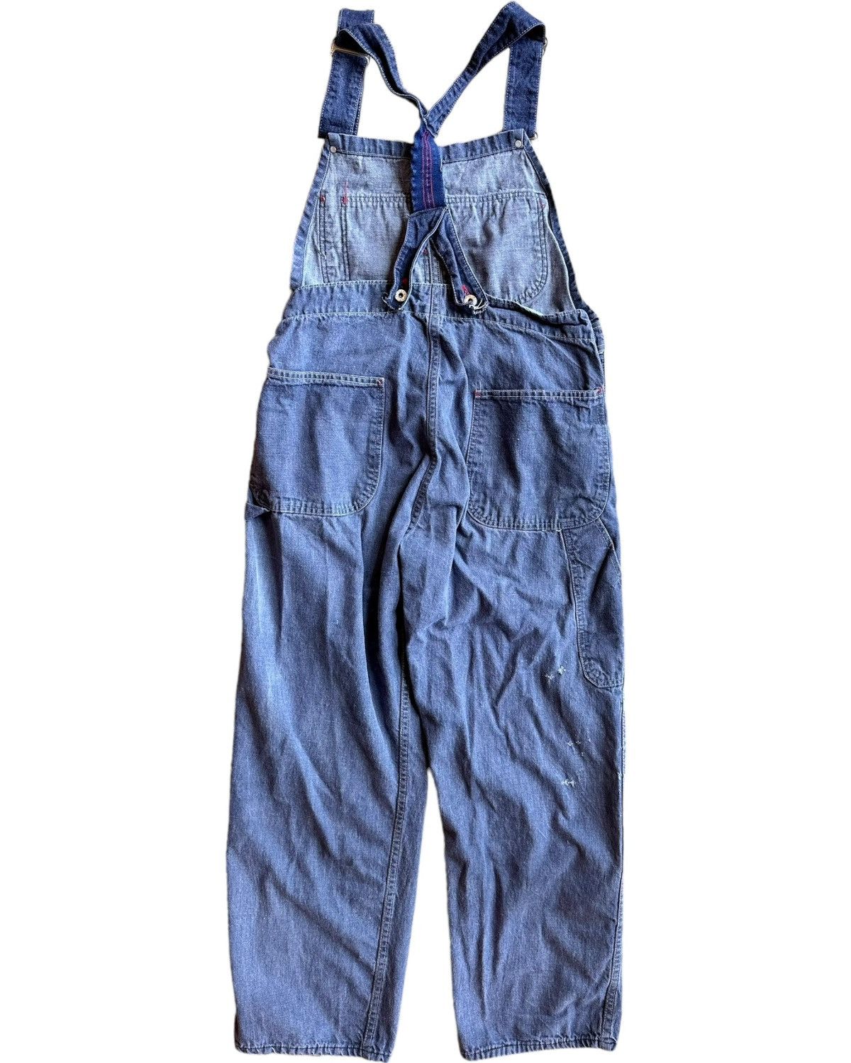 Vintage 1970s Big B Brotherhood Overalls Size US 30 / EU 46 - 5 Thumbnail