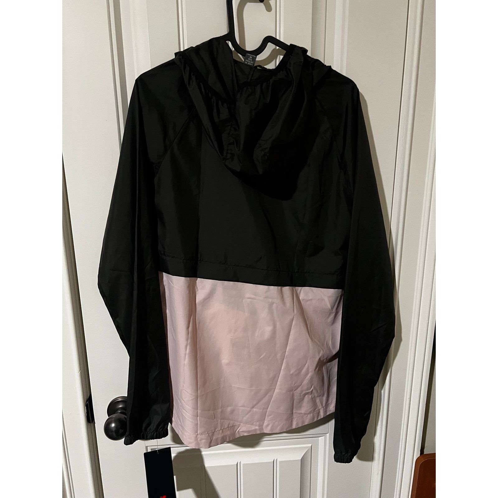 New Balance Jacket Color Blocked Windbreaker Logo Hooded 1/4 Zip Up Pink Size M / US 6-8 / IT 42-44 - 13 Thumbnail