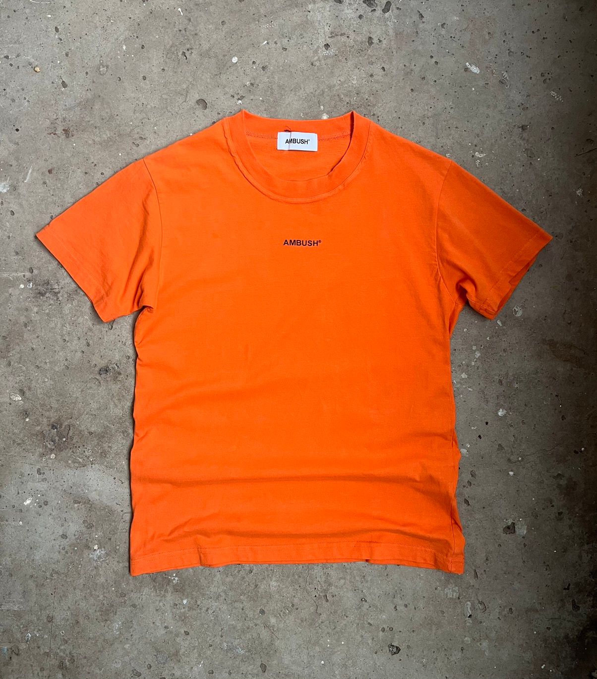 Ambush Design Ambush Classic XL Logo Orange T-Shirt | Grailed