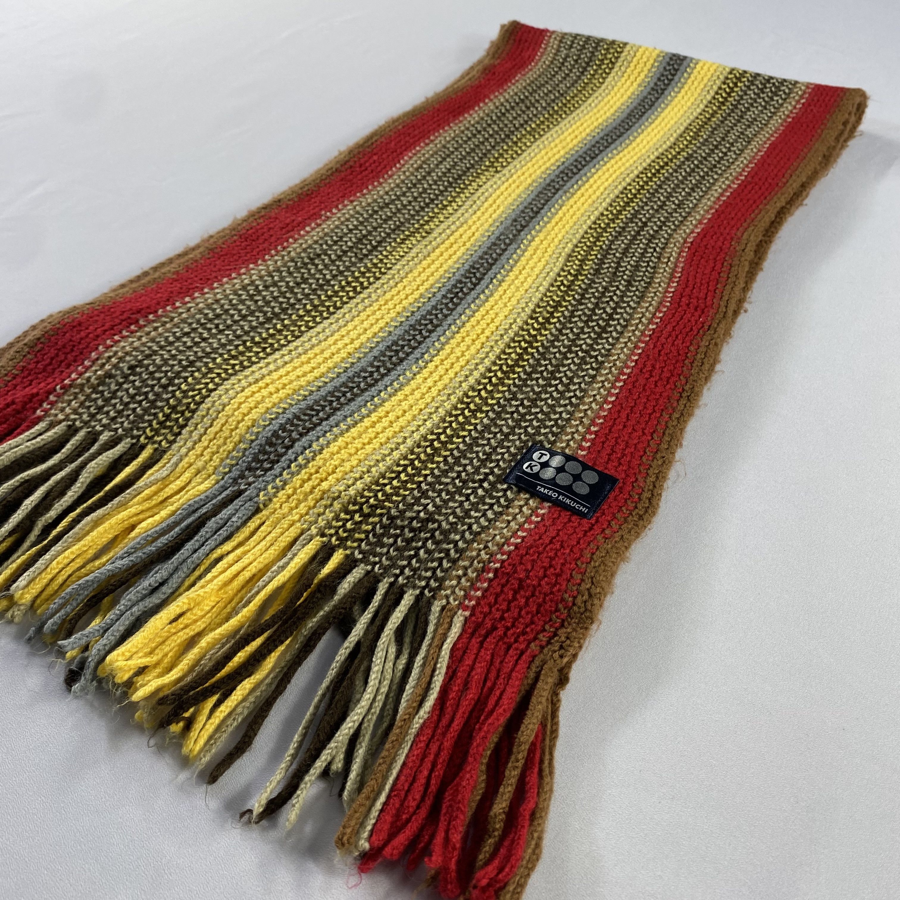 Japanese Brand Takeo Kikuchi Scarf Neck Wrap Knit Muffler Size ONE SIZE - 3 Thumbnail