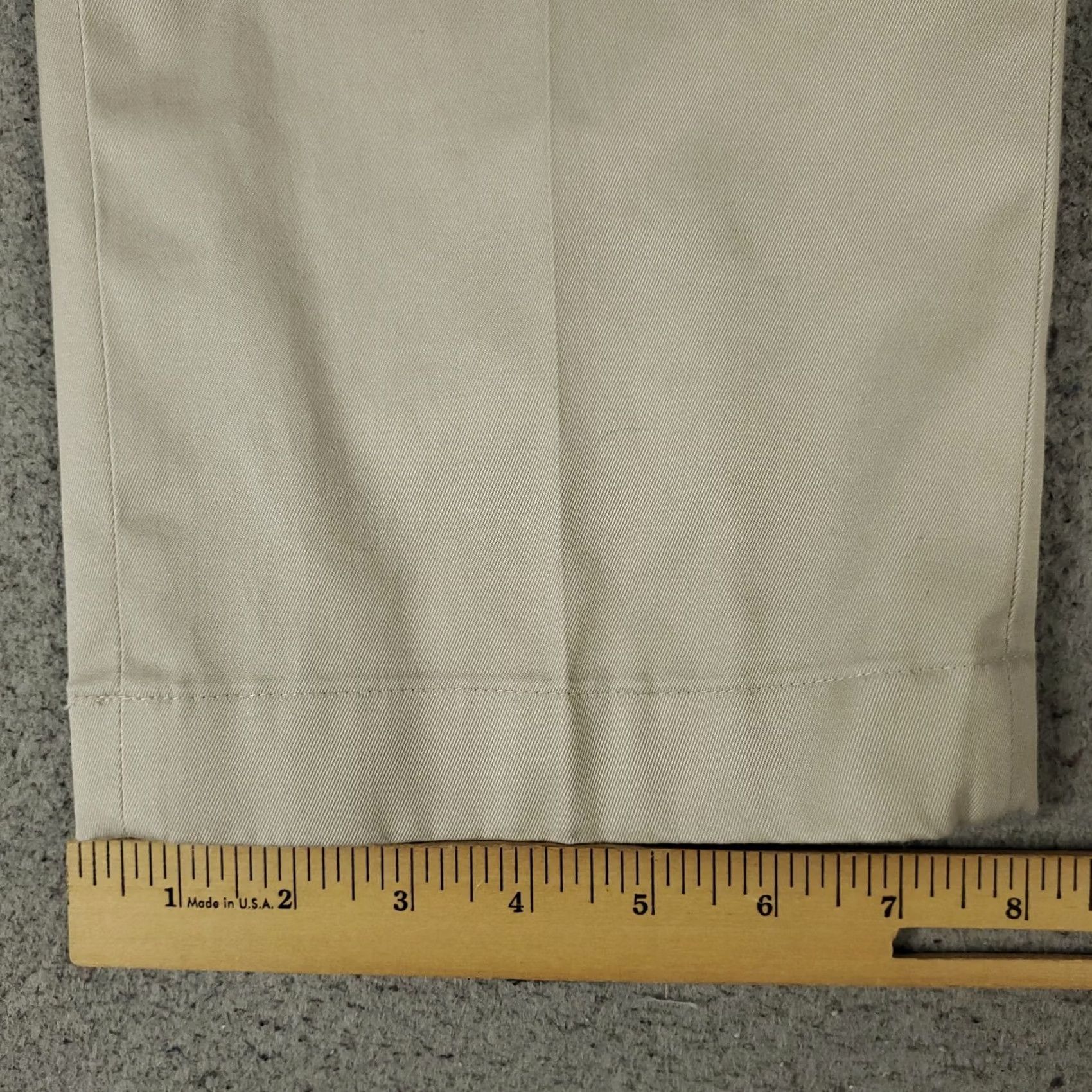 Brooks Brothers Brooks Brothers Pants Mens 38x30 Beige Clark Flat Front Chino Trousers Size US 38 / EU 54 - 7 Thumbnail