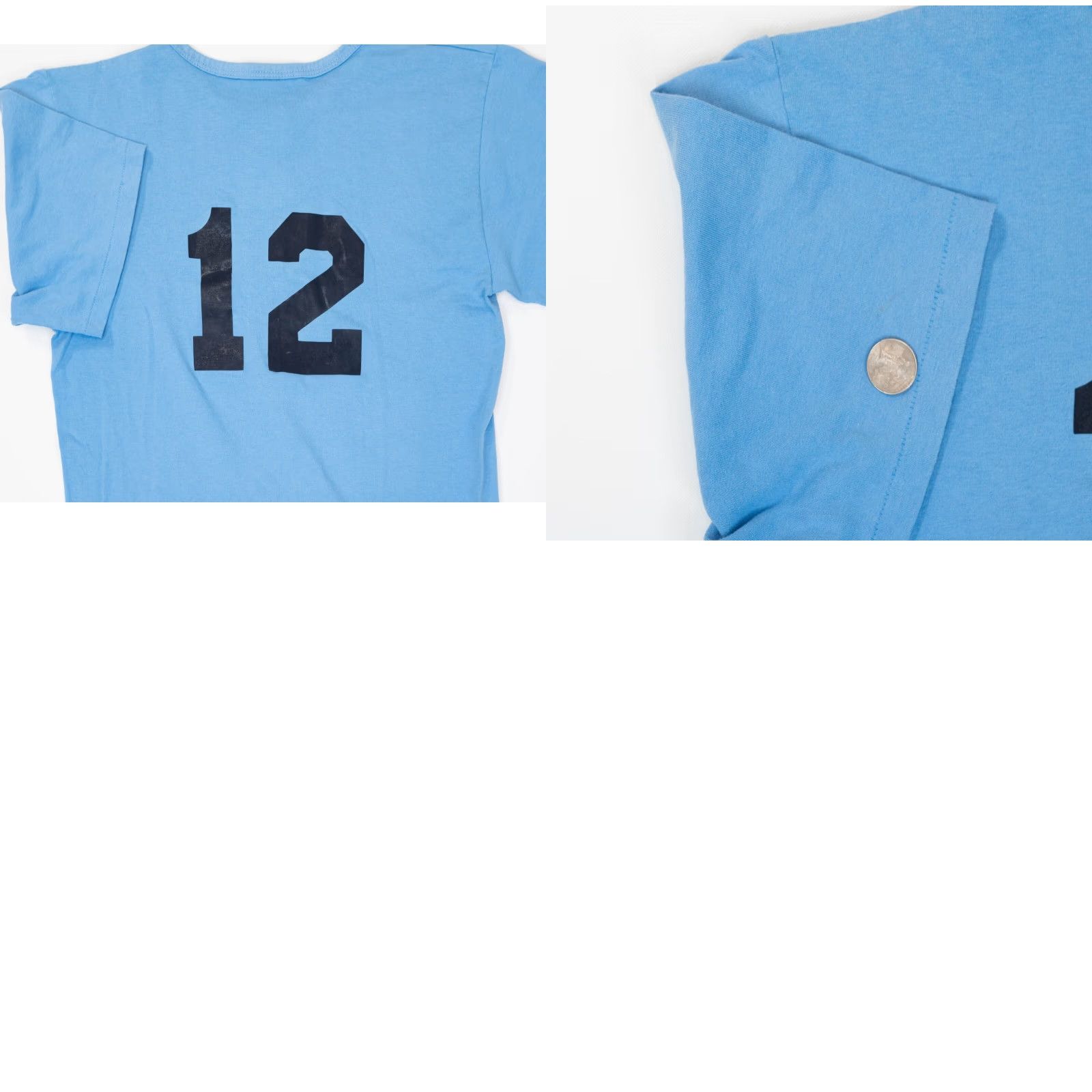 Vintage VINTAGE Eagle USA Baseball Raglan T-Shirt Men M Blue 20x29 1980s Sports Shirt Economy Regular Mens Size US M / EU 48-50 / 2 - 9 Thumbnail
