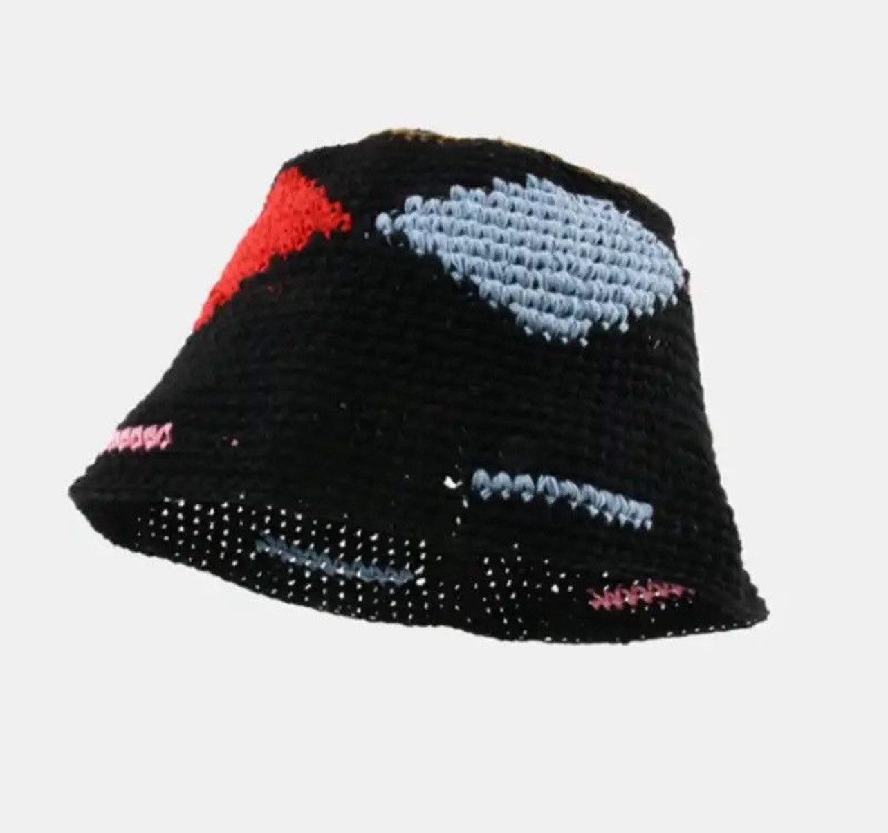 Japanese Brand Knitted Mix-color Bucket Hats Size ONE SIZE - 4 Thumbnail