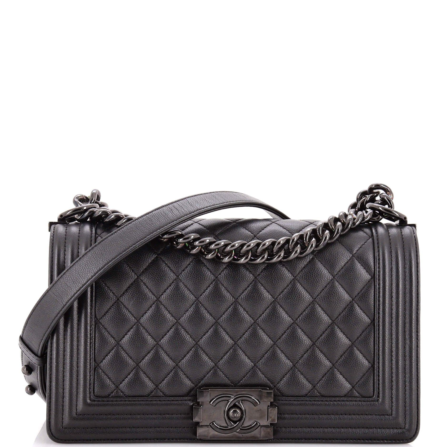 Chanel So Black Boy Flap Bag Size ONE SIZE - 1 Thumbnail
