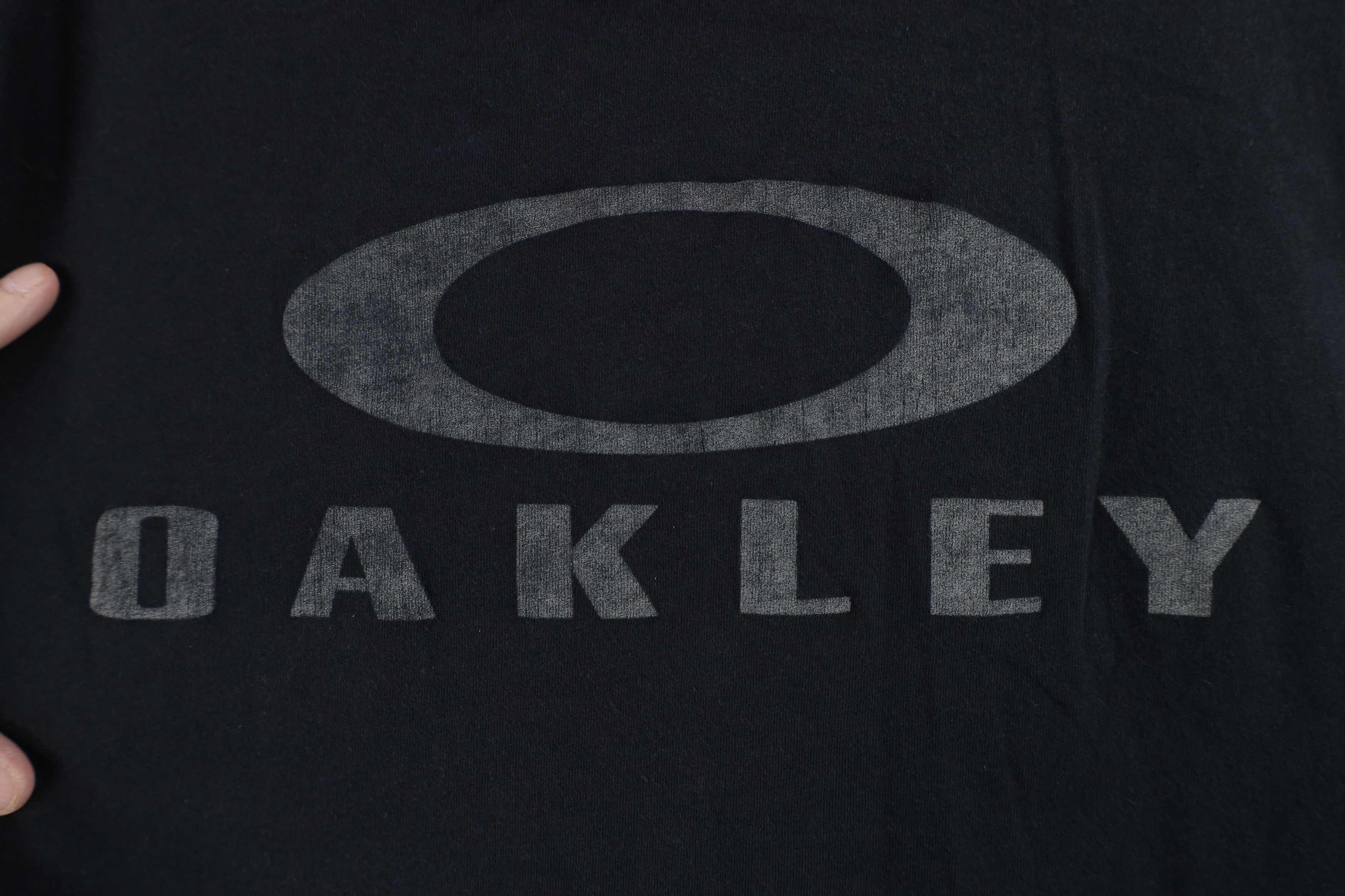 Oakley Y2K Oakley Spell Out Big O Logo Short Sleeve T-Shirt Black Size US XL / EU 56 / 4 - 4 Thumbnail
