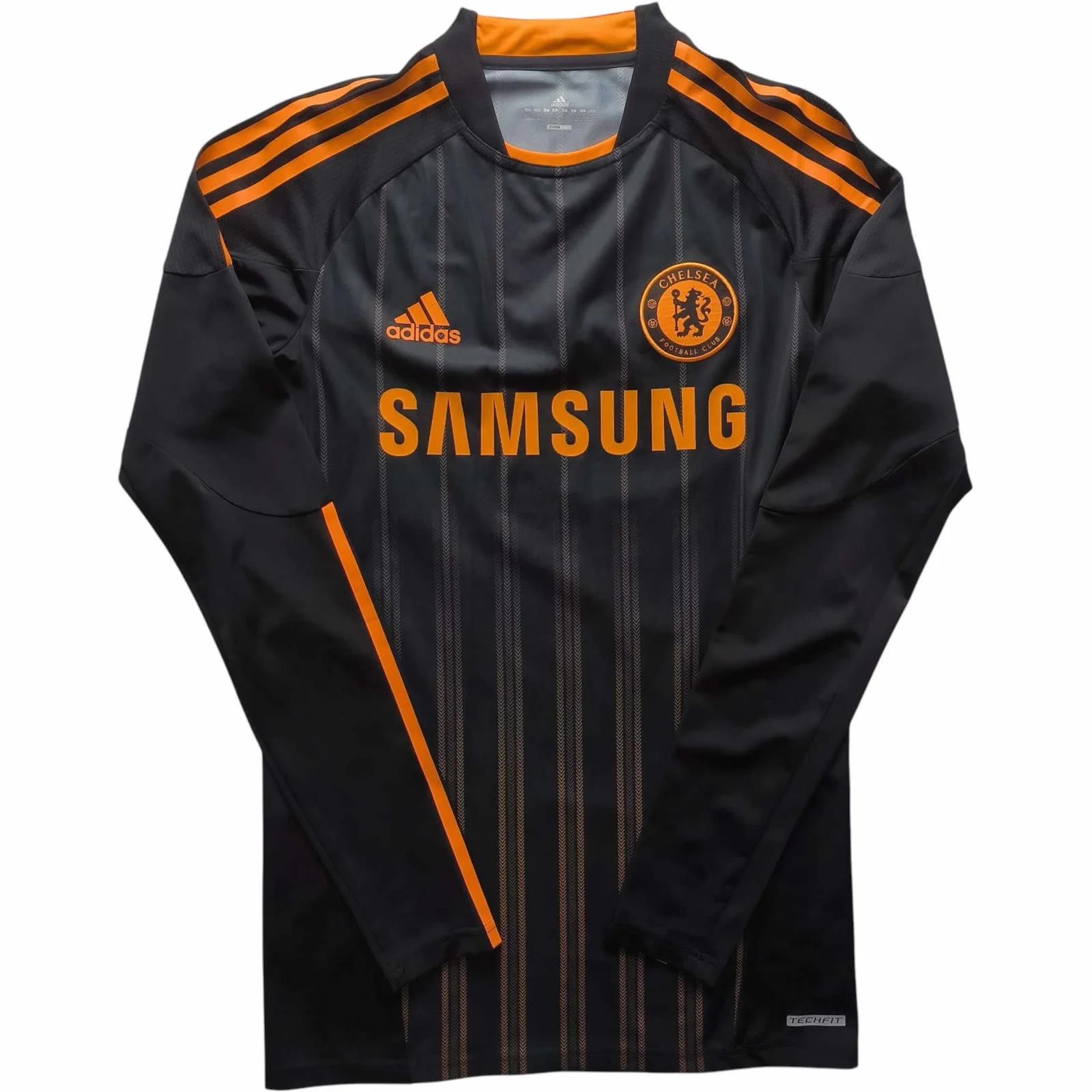 Chelsea 2010-11 Adidas away Techfit football jersey size L