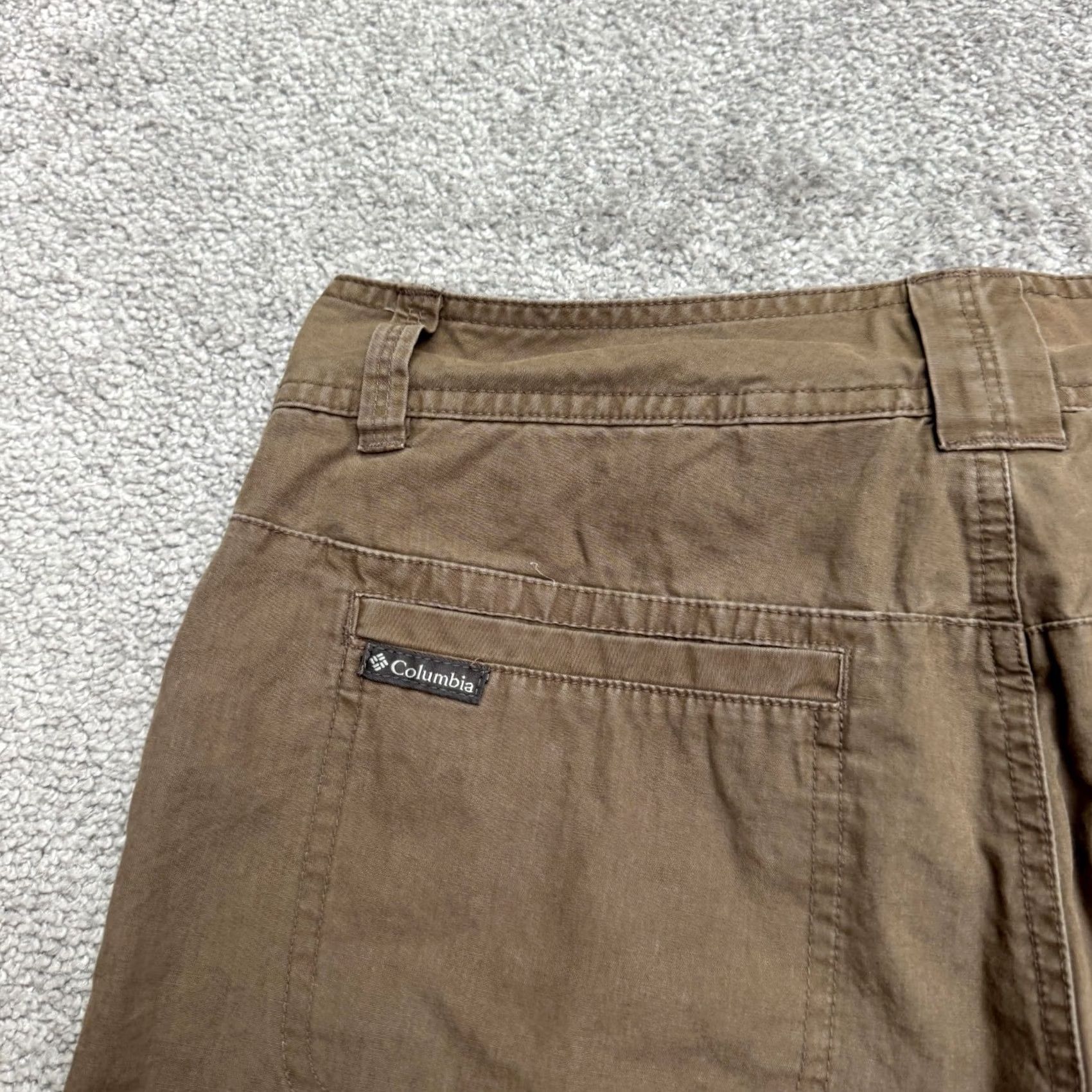 Vintage Columbia Bermuda Shorts Womens 8 Dark Brown Cotton Casual Outdoor Trail Size 30" / US 8 / IT 44 - 4 Thumbnail