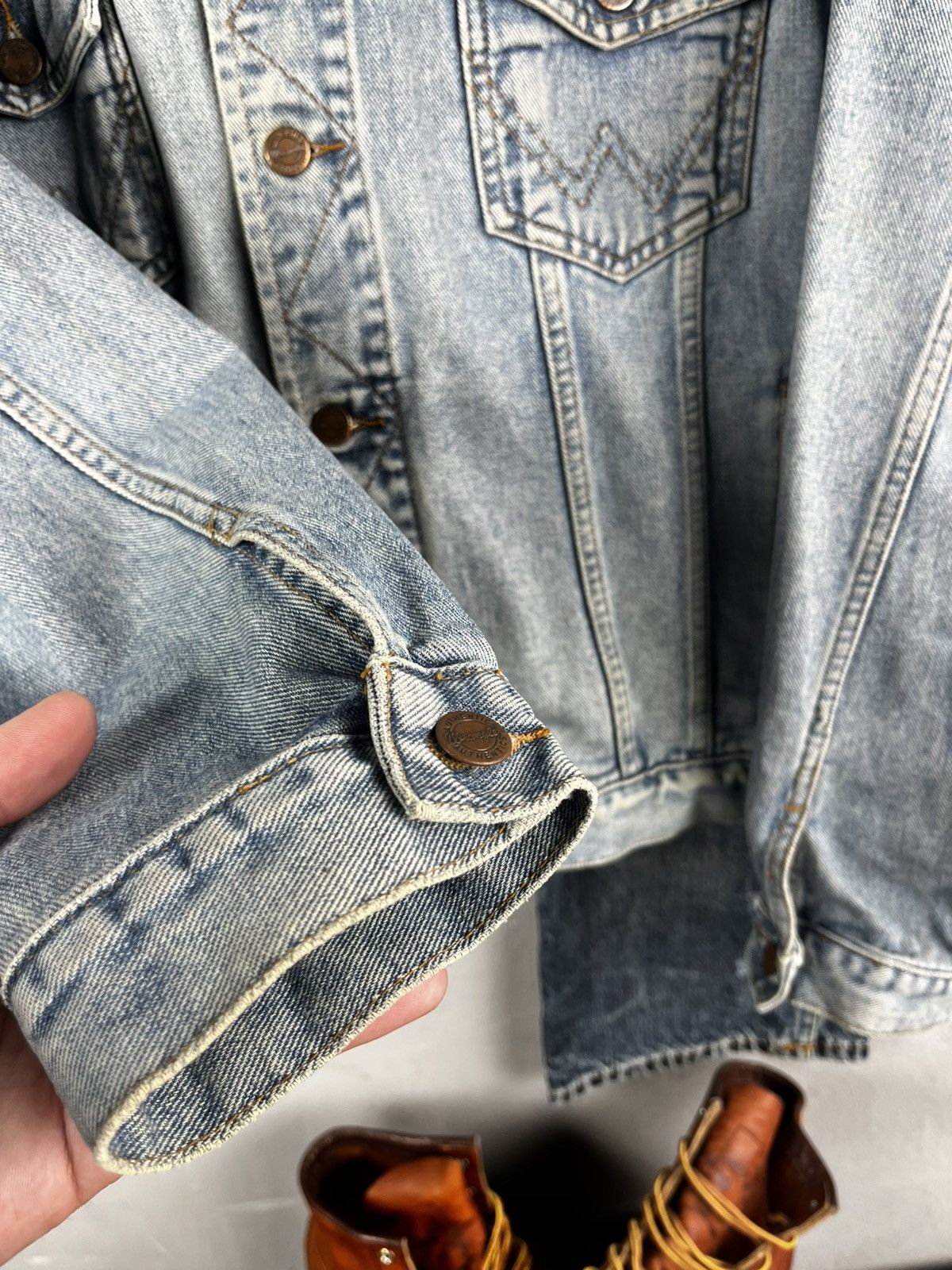 Wrangler Wrangler wester jeans jacket vintage Size US L / EU 52-54 / 3 - 8 Thumbnail
