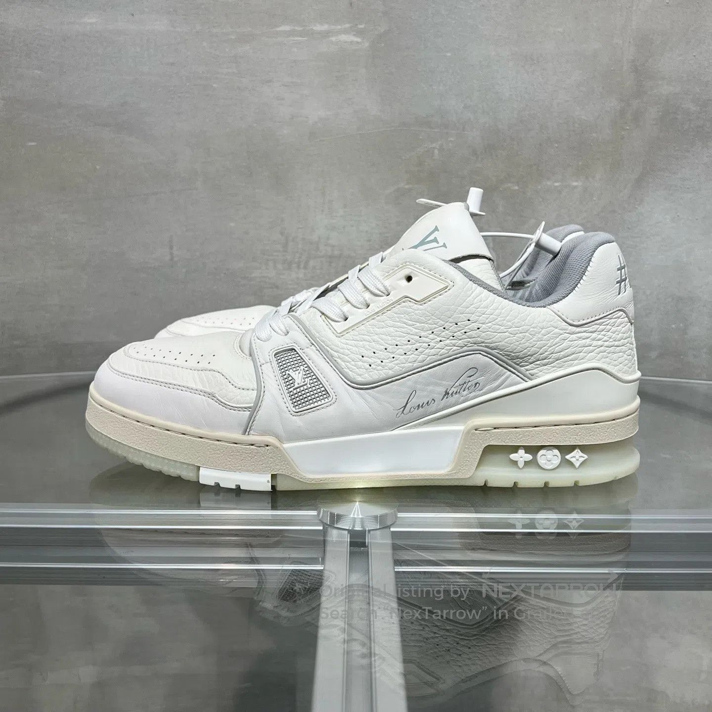 Louis Vuitton Louis Vuitton Trainer White Cement shoes Size US 8.5 / EU 41-42 - 3 Thumbnail