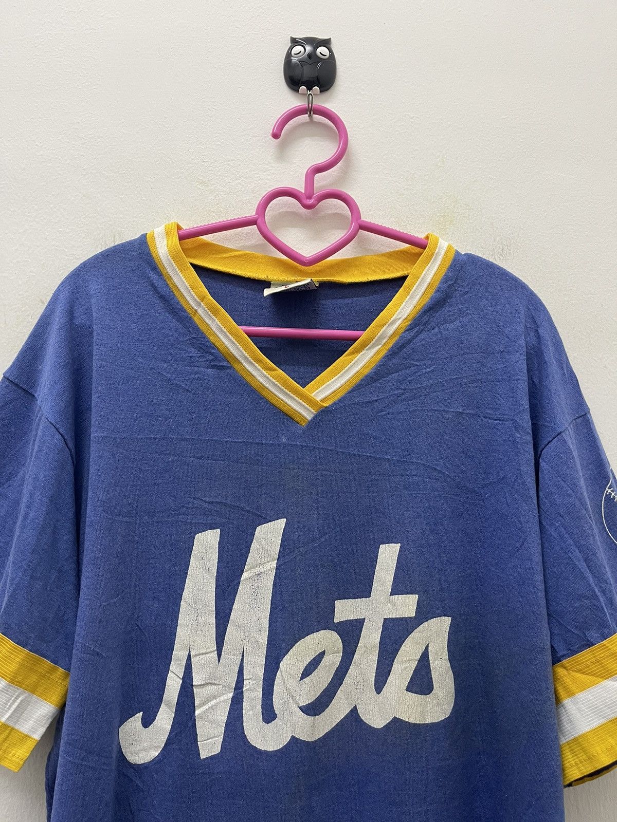 Vintage Rare 90s Vintage METS LA Universal Athletics Number 5 Size US L / EU 52-54 / 3 - 2 Thumbnail