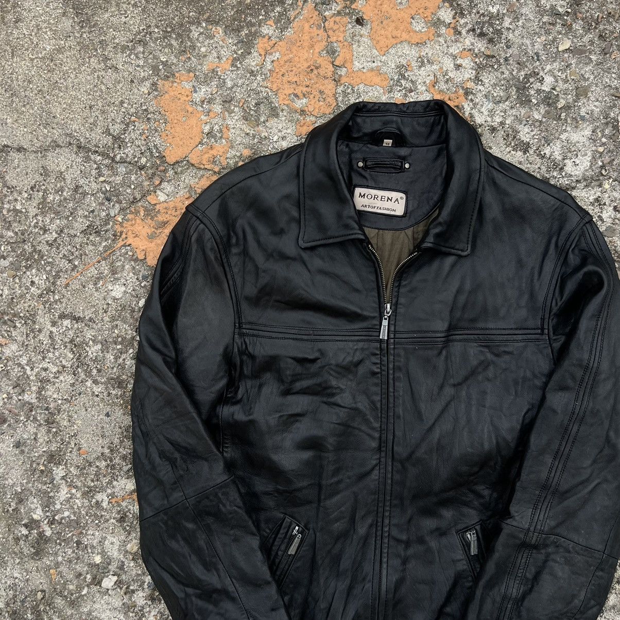 Leather × Vintage Vintage Genuine Real Leather Jacket High Quality Rock Punk Size US M / EU 48-50 / 2 - 3 Thumbnail