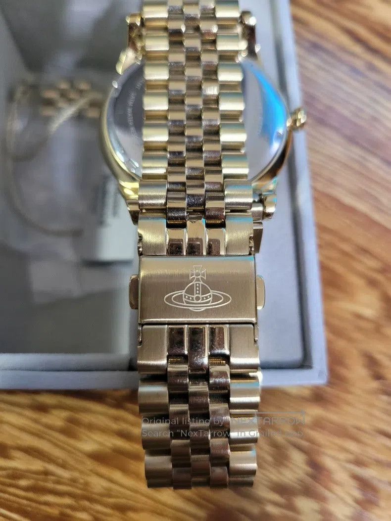 Vivienne Westwood Vivienne Westwood 38mm Submariner Damascus Pattern Engrave Size ONE SIZE - 5 Thumbnail