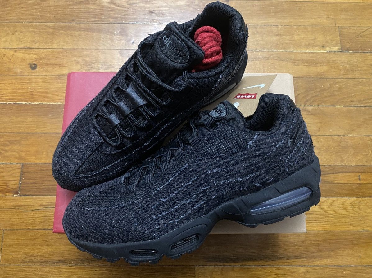 Levi's × Nike Size 10.5 - Nike Air Max 95 OG Levis Black Men’s Size US 10.5 / EU 43-44 - 2 Thumbnail