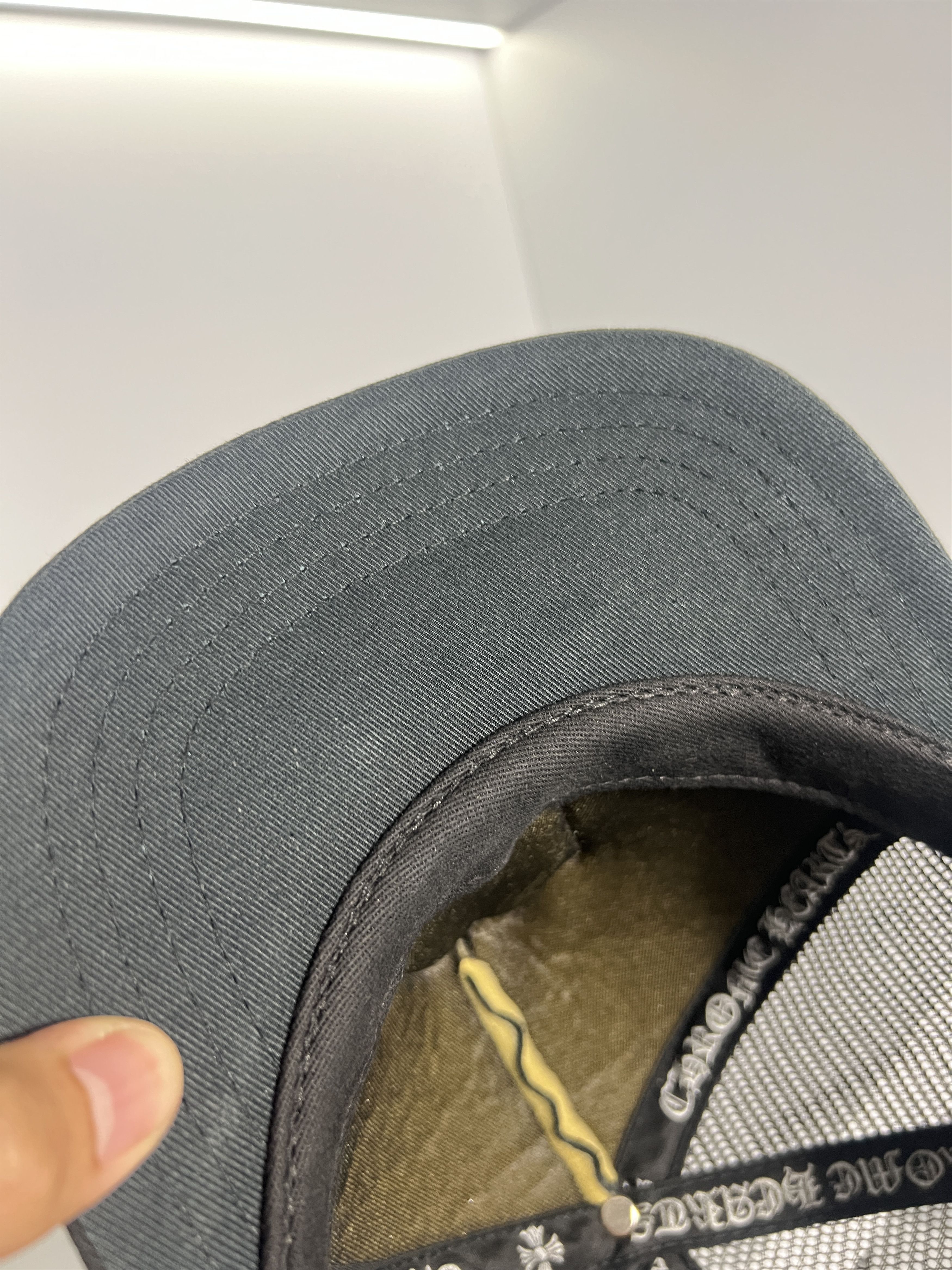 Chrome Hearts × The Rolling Stones Chrome Hearts x Rolling Stones Leather Patch Trucker Hat Size ONE SIZE - 9 Thumbnail
