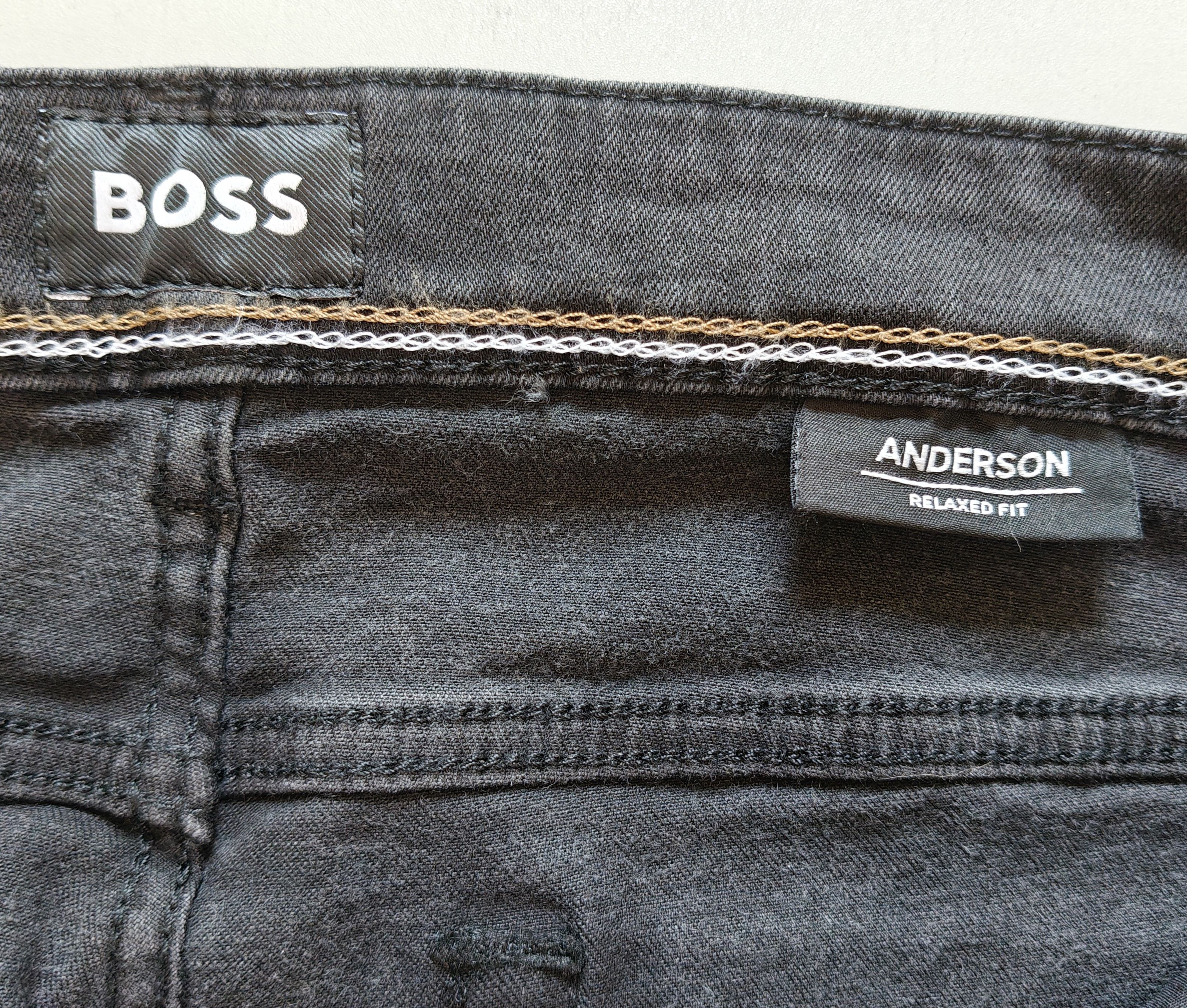 Hugo Boss BOSS ANDERSON Relaxed Fit men's Jeans Free Shipping T/6081 Size US 31 - 8 Thumbnail