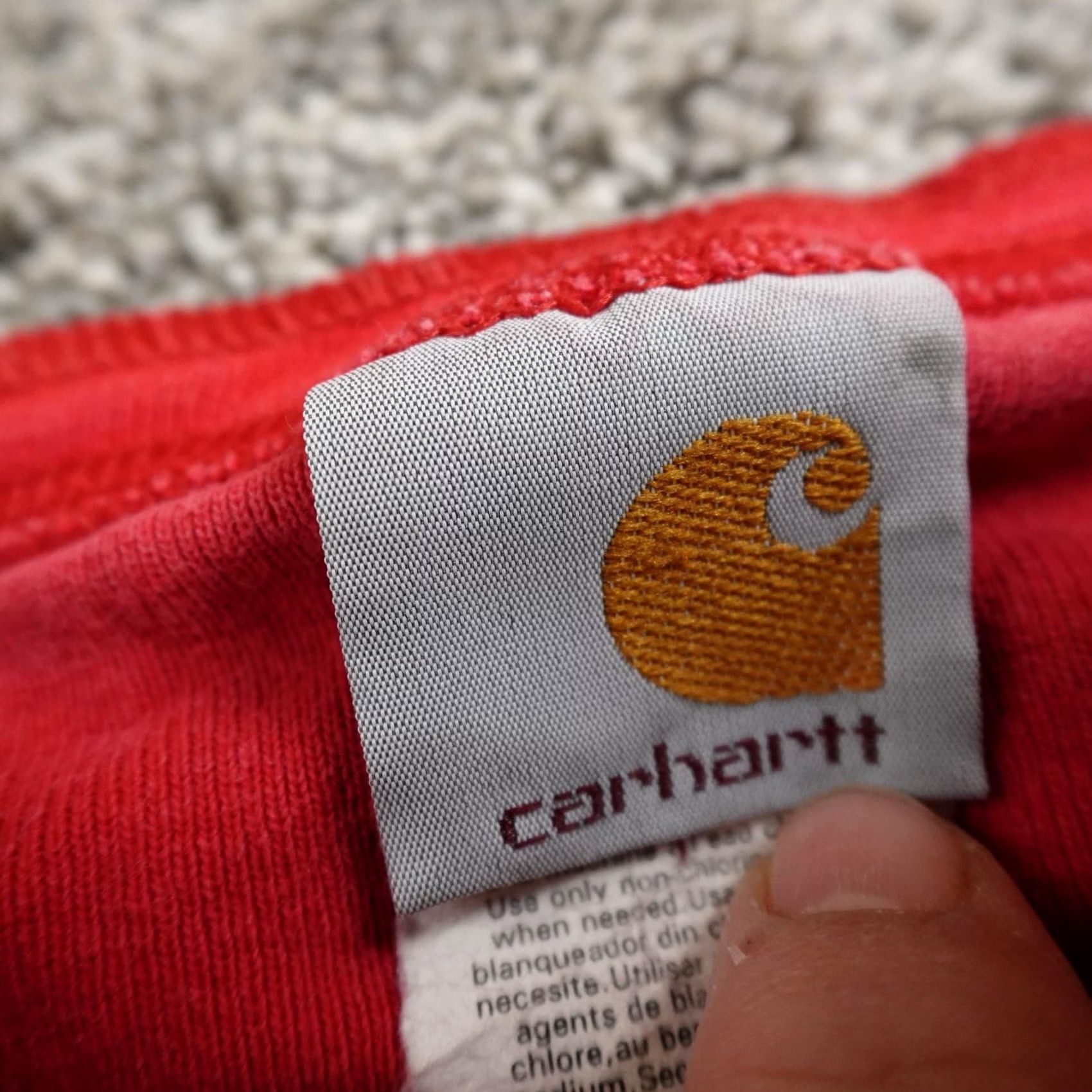 Carhartt VINTAGE Carhartt Shirt Mens 2XL Red Long Sleeve Henley Workwear Tee USA 90s Mens Size US XXL / EU 58 / 5 - 6 Thumbnail