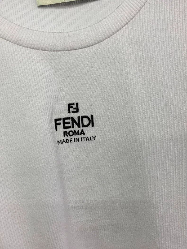 Fendi Fendi White Letter Print Knit Top Size S / US 4 / IT 40 - 2 Thumbnail