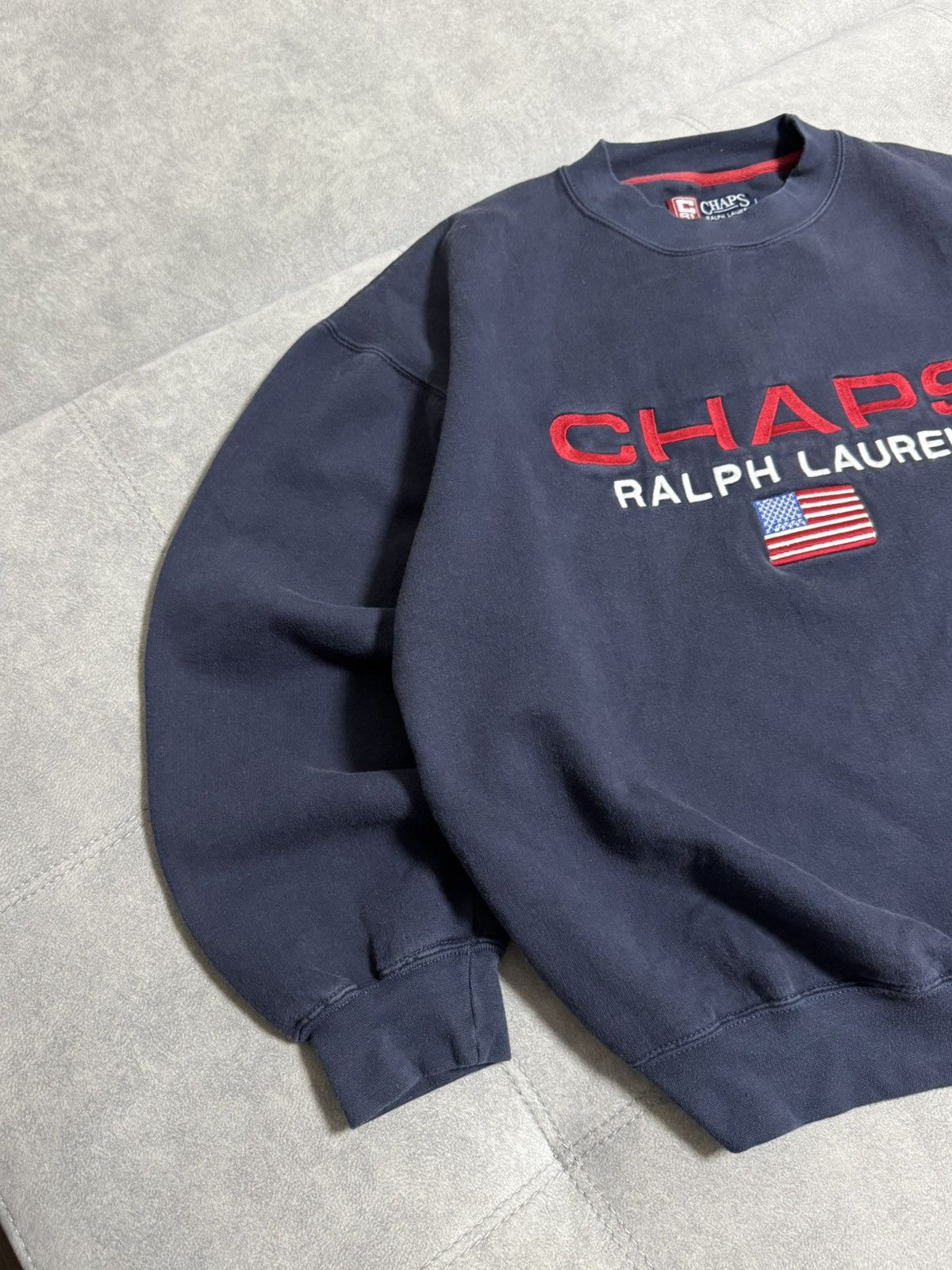 Chaps Ralph Lauren Vintage Chaps Polo Ralph Lauren USA Big Logo Sweatshirt Size US L / EU 52-54 / 3 - 5 Thumbnail