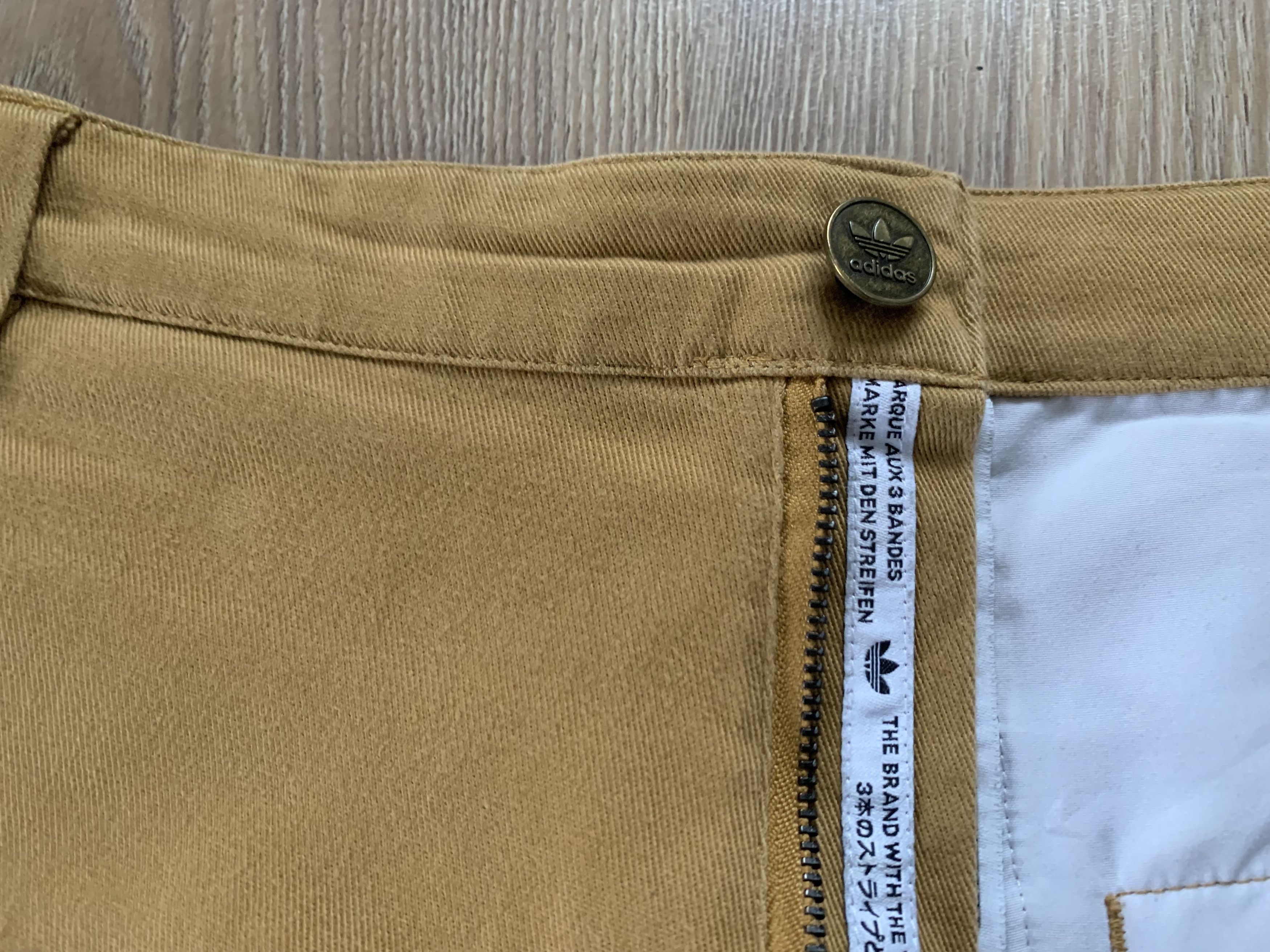 Adidas Adidas Skateboarding Men’s Beige Casual Pants Trousers Size US 31 - 6 Thumbnail