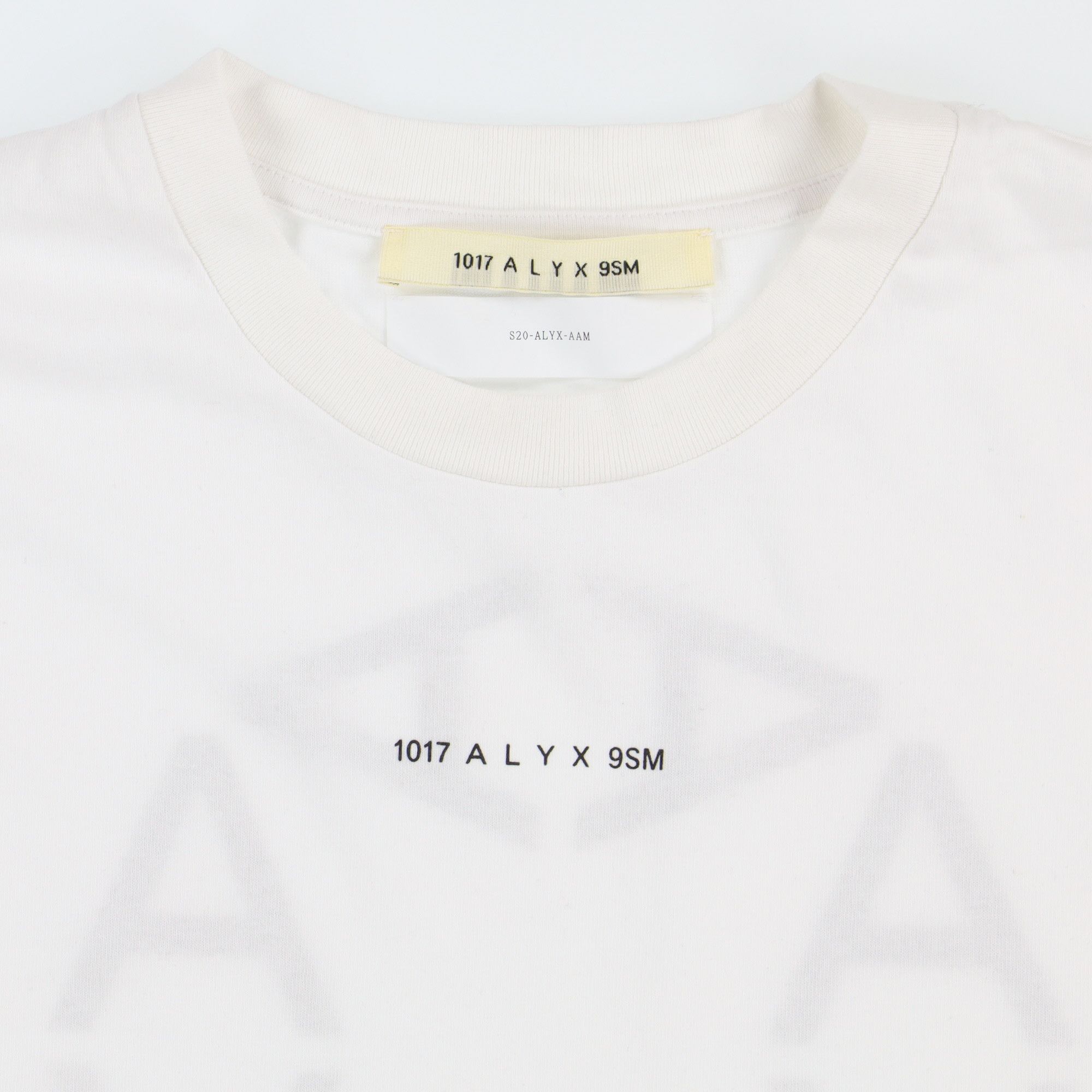 1017 ALYX 9SM White A Sphere Logo T-Shirt Size US L / EU 52-54 / 3 - 7 Thumbnail