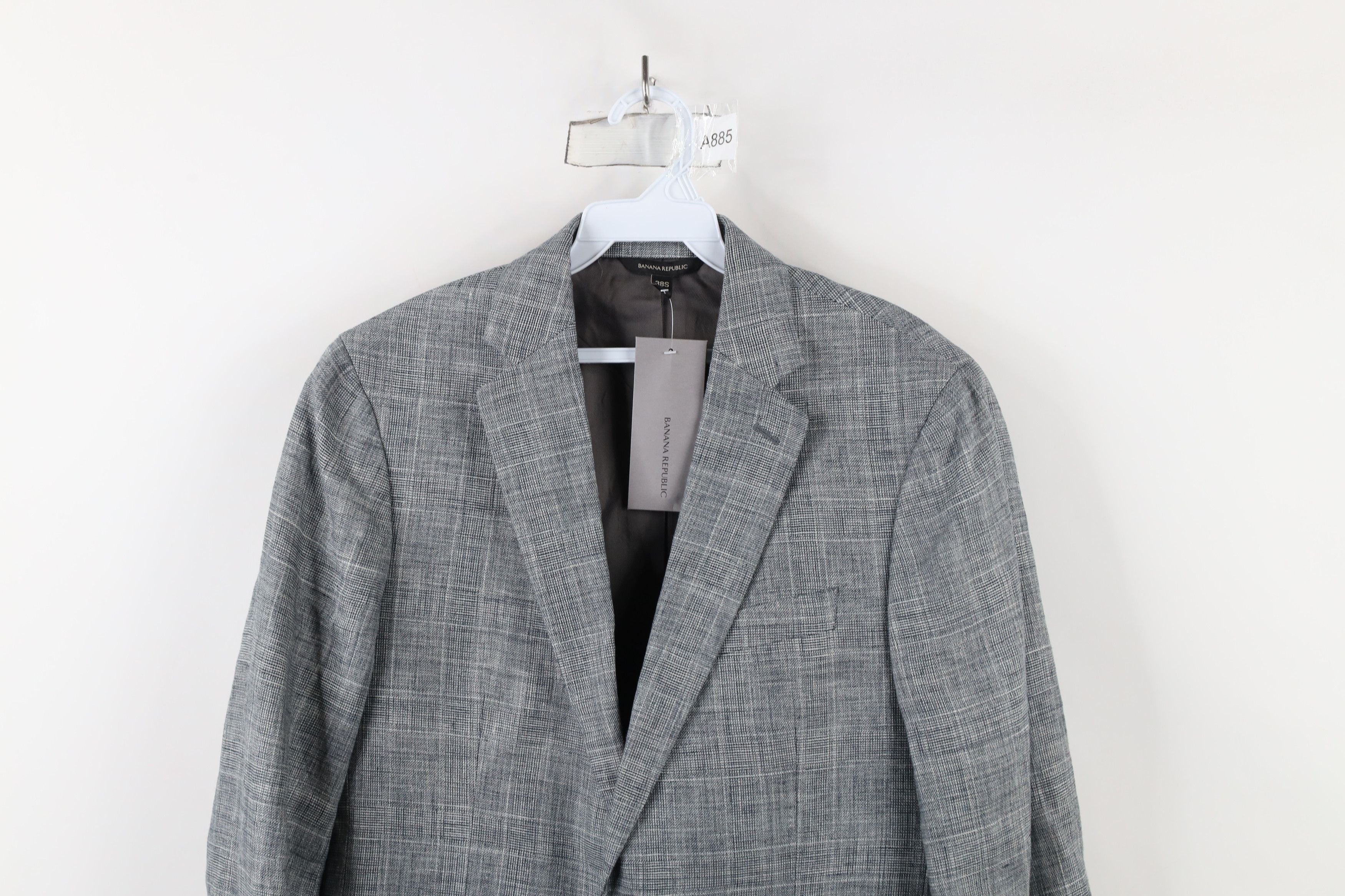 Banana Republic × Vintage New Banana Republic 2 Button Blazer Suit Coat Jacket Gray Size US M / EU 48-50 / 2 - 2 Thumbnail