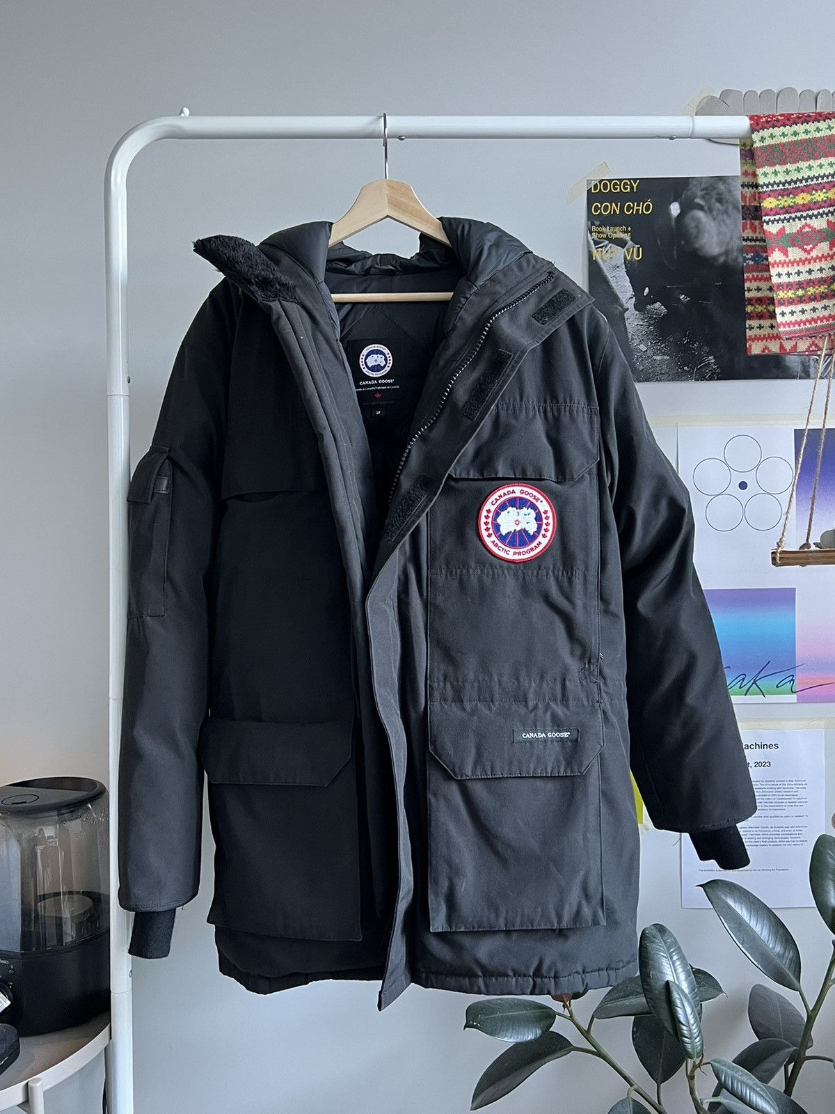 image of Canada Goose Expedition Extreme Weather Parka in Black, Men's (Size Small)