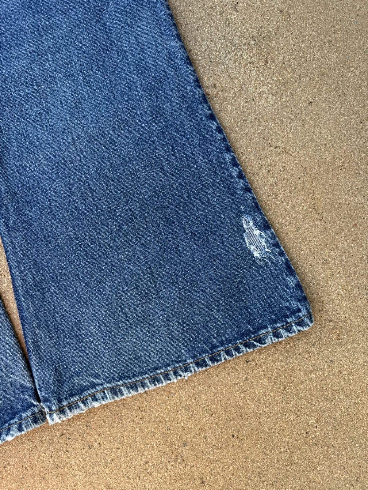 Levi's Vtg 70’s Levi’s 646 Orange Tab Bellbottom Flare Jeans 37x29 Size US 37 - 7 Thumbnail