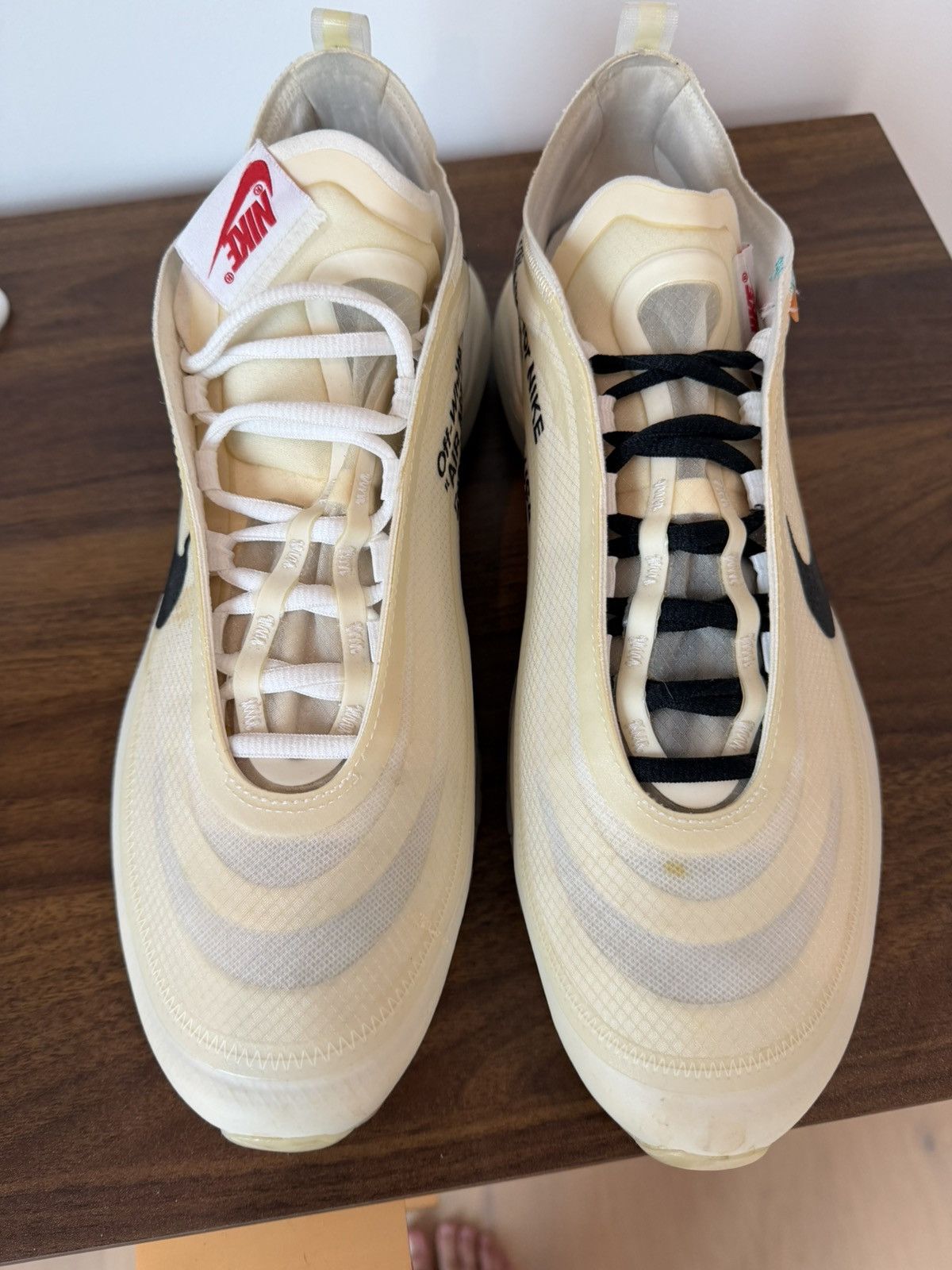 Nike × Off-White Off White “The 10” Air Max 97s Size US 11.5 / EU 44-45 - 7 Thumbnail