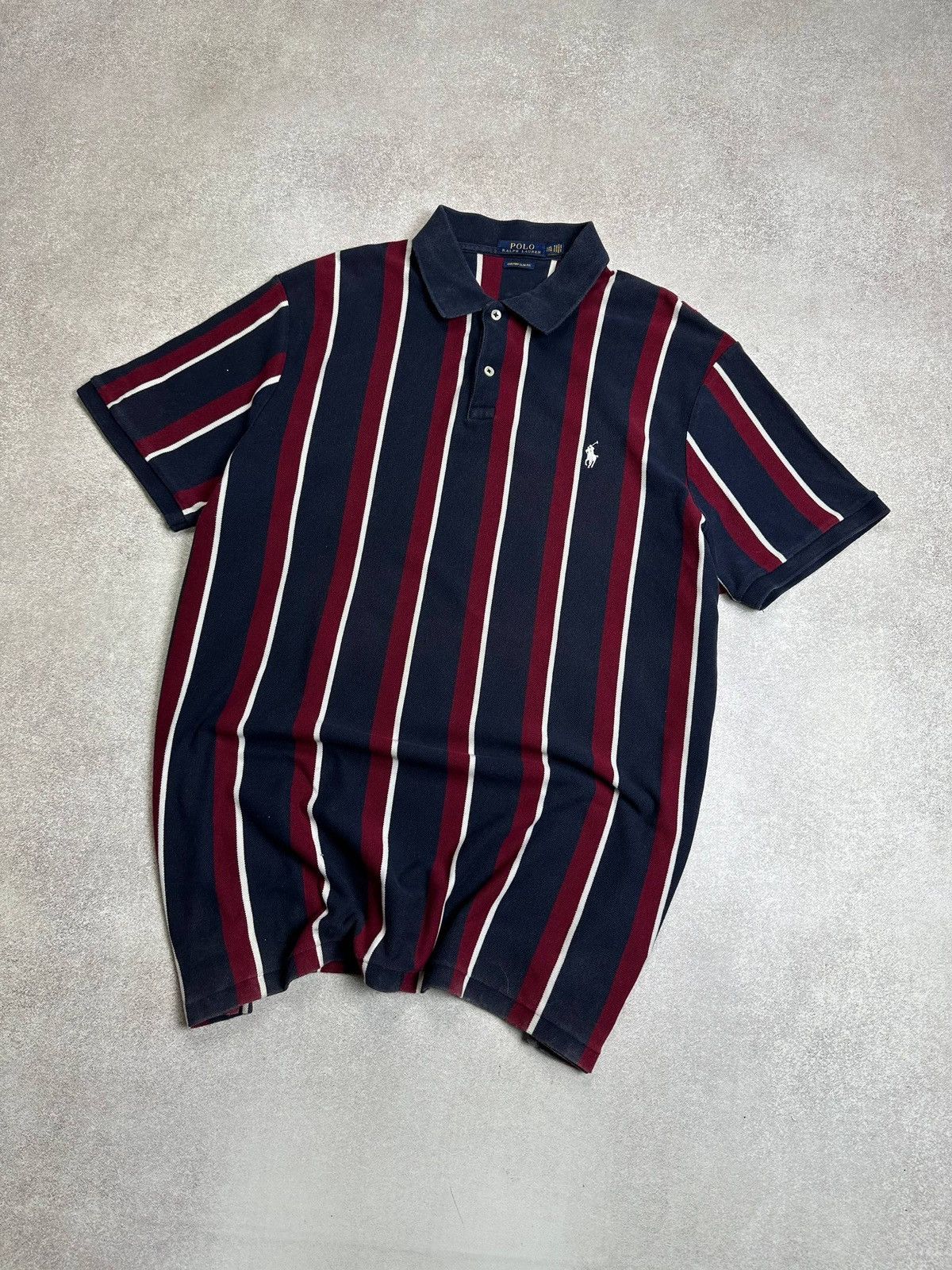 Polo Ralph Lauren Vintage Polo Ralph Lauren Striped Y2K Old Money Shirt XXL Size US XXL / EU 58 / 5 - 2 Thumbnail