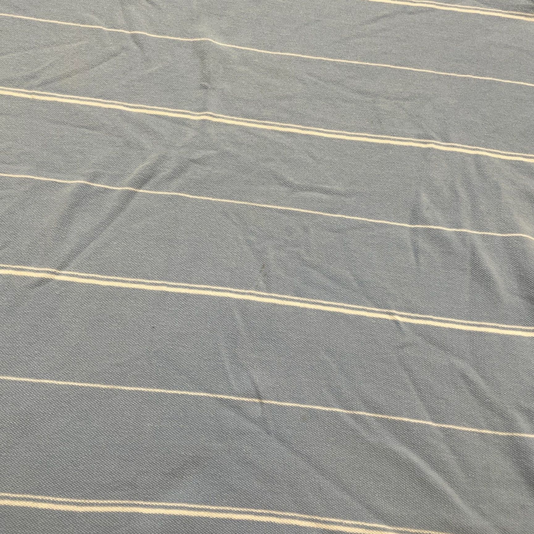 Vintage Columbia Polo Shirt Mens Large Blue White Striped Short Sleeve Outdoor Fishing Brand Polo Shirt L Reg, Blue, 46 Chest, All Seasons, Cotton Blend, Mens Size US L / EU 52-54 / 3 - 7 Thumbnail