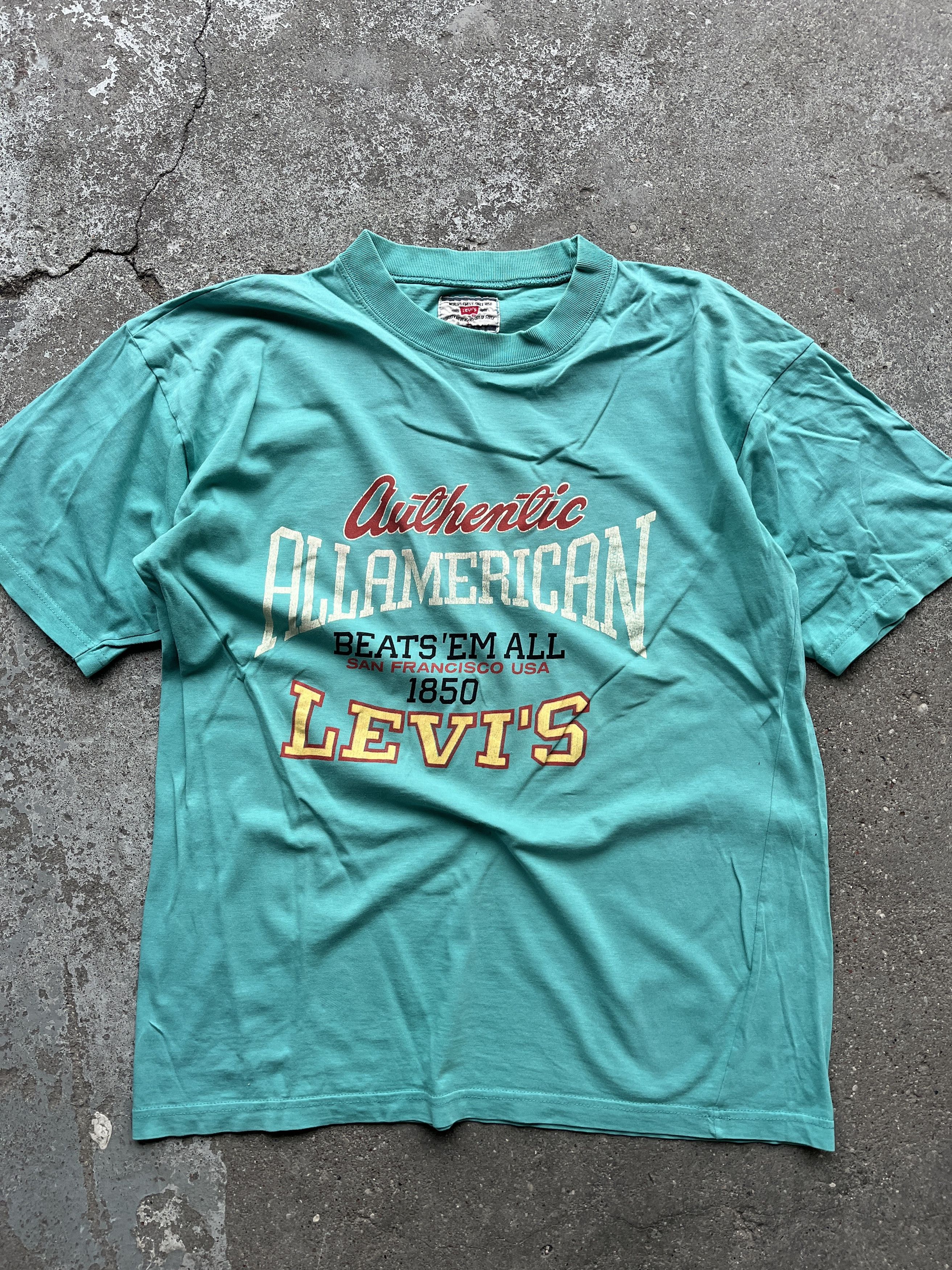 Levi's Vintage Clothing Levi’s All American 1850s archive 80s t-shirt Size US M / EU 48-50 / 2 - 1 Thumbnail