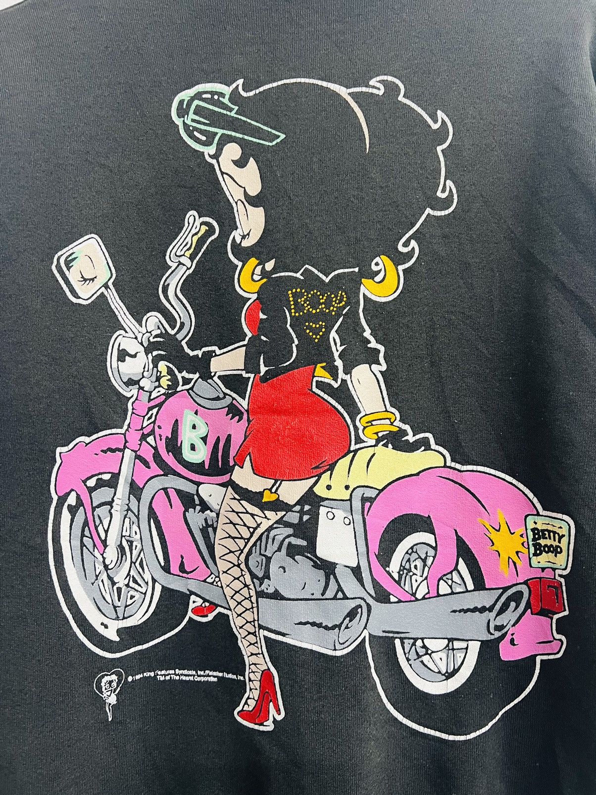 Cartoon Network × Vintage Vintage 90s Betty Boop Mirror Print Crewneck Sweatshirt Size US M / EU 48-50 / 2 - 12 Thumbnail