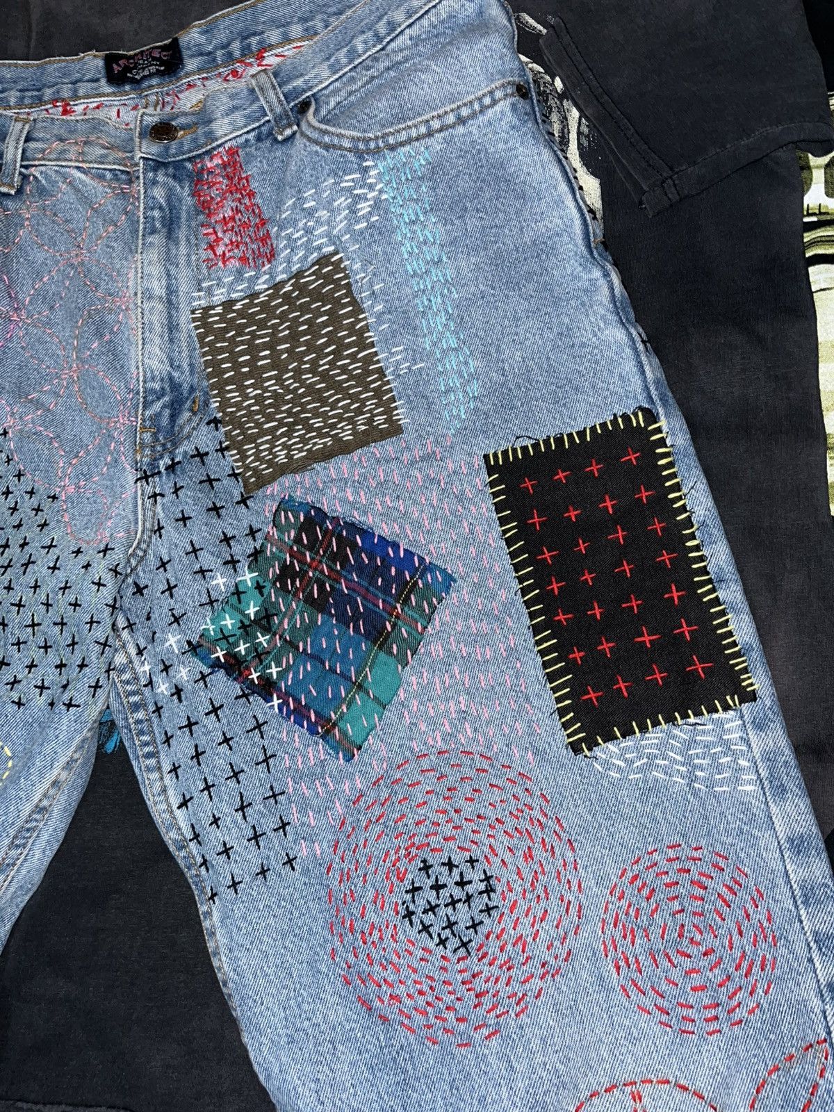 Handmade Architect Jeans Sashiko Size US 34 / EU 50 - 5 Thumbnail
