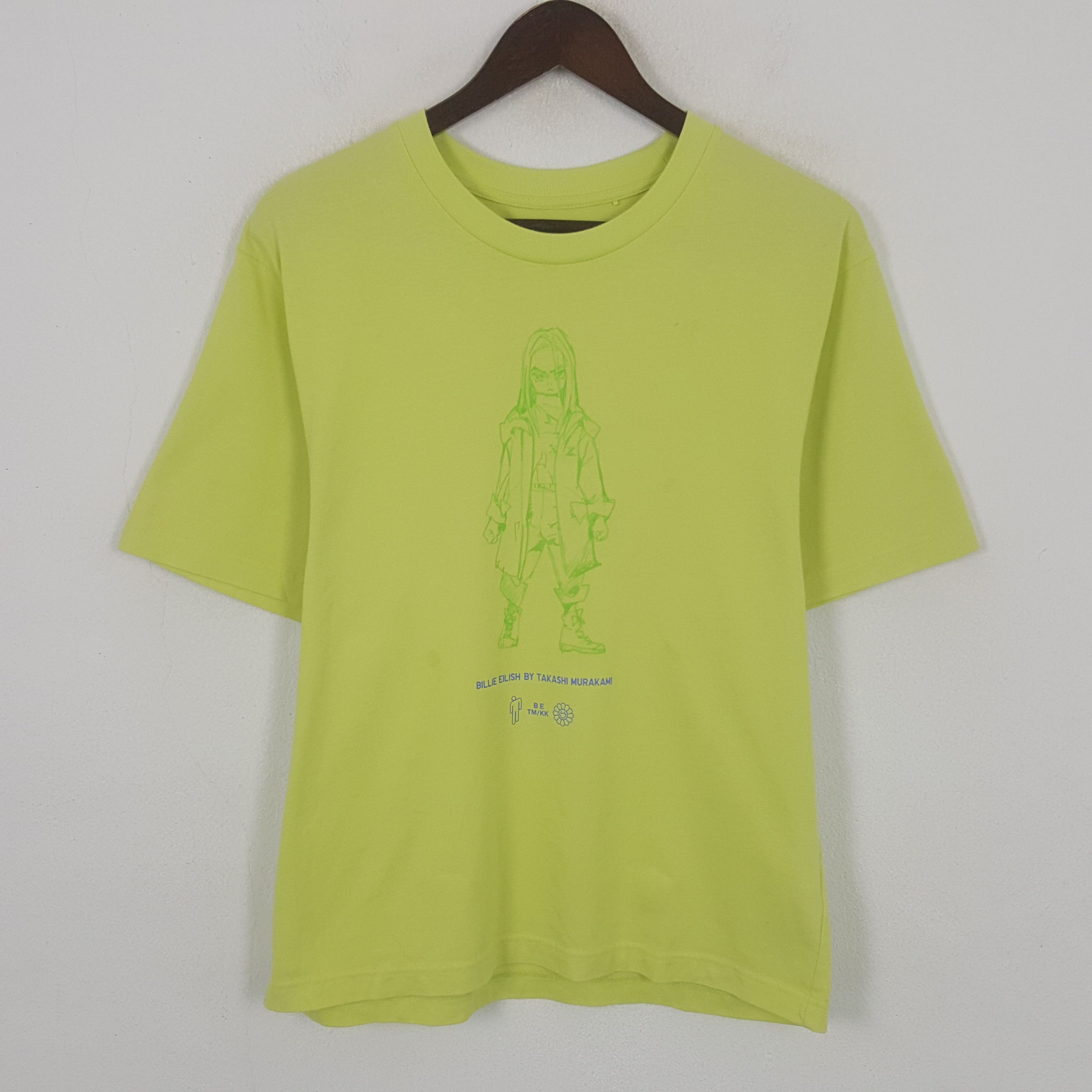 Billie Eilish × Takashi Murakami Vintage Billie Eilish By Takashi Murakami Tshirt Size US M / EU 48-50 / 2 - 1 Thumbnail