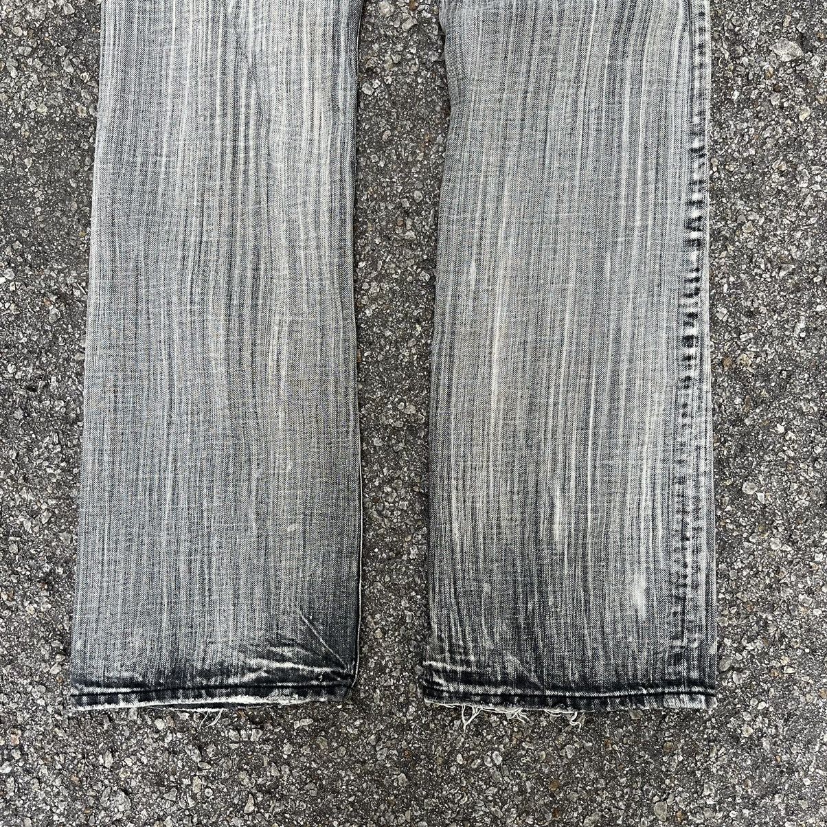 14th Addiction Flare Jeans Distressed Bottom Bell Denim Boot Cut Pants Size US 32 / EU 48 - 10 Thumbnail