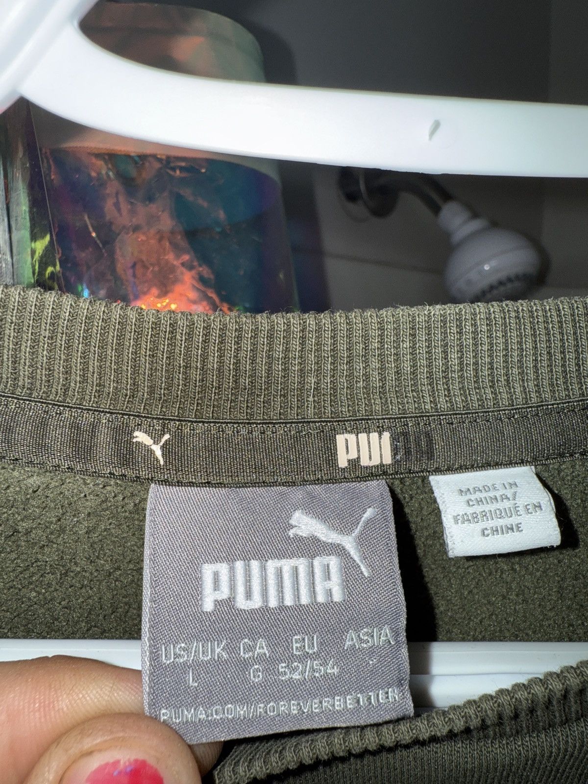 Puma Puma sweatshirt green Size US L / EU 52-54 / 3 - 2 Thumbnail
