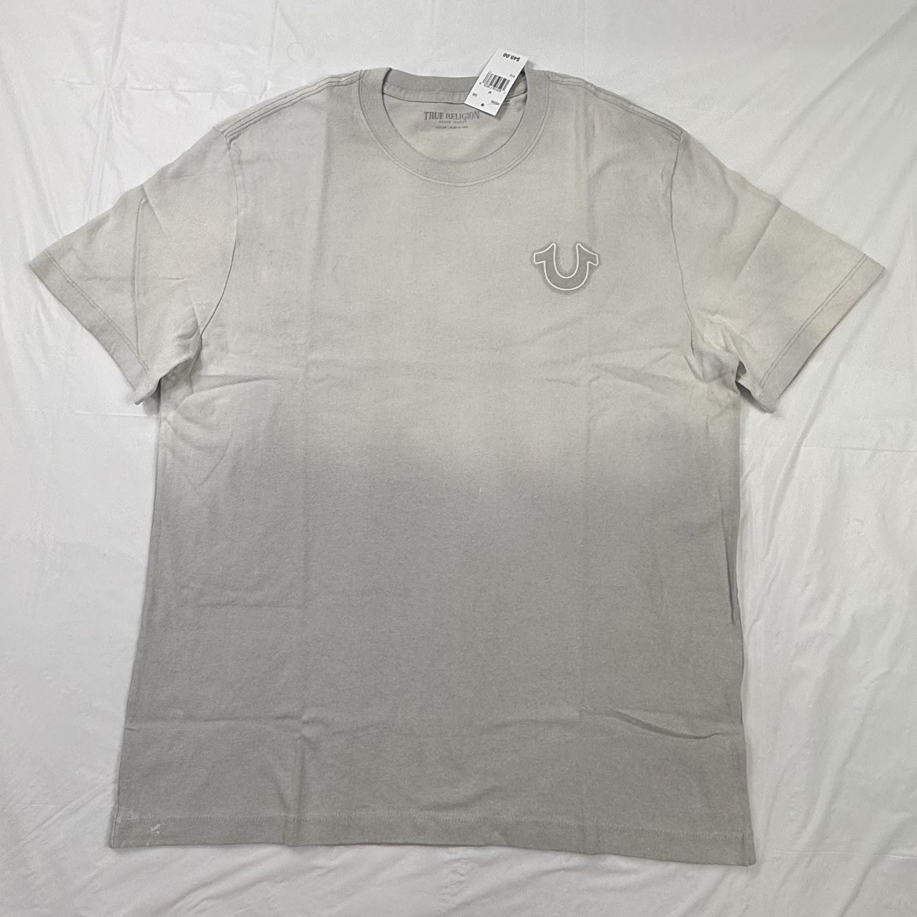 True Religion True Religion Mens Grey Ombre Buddha Guitar T-Shirt Medium Size US M / EU 48-50 / 2 - 2 Thumbnail