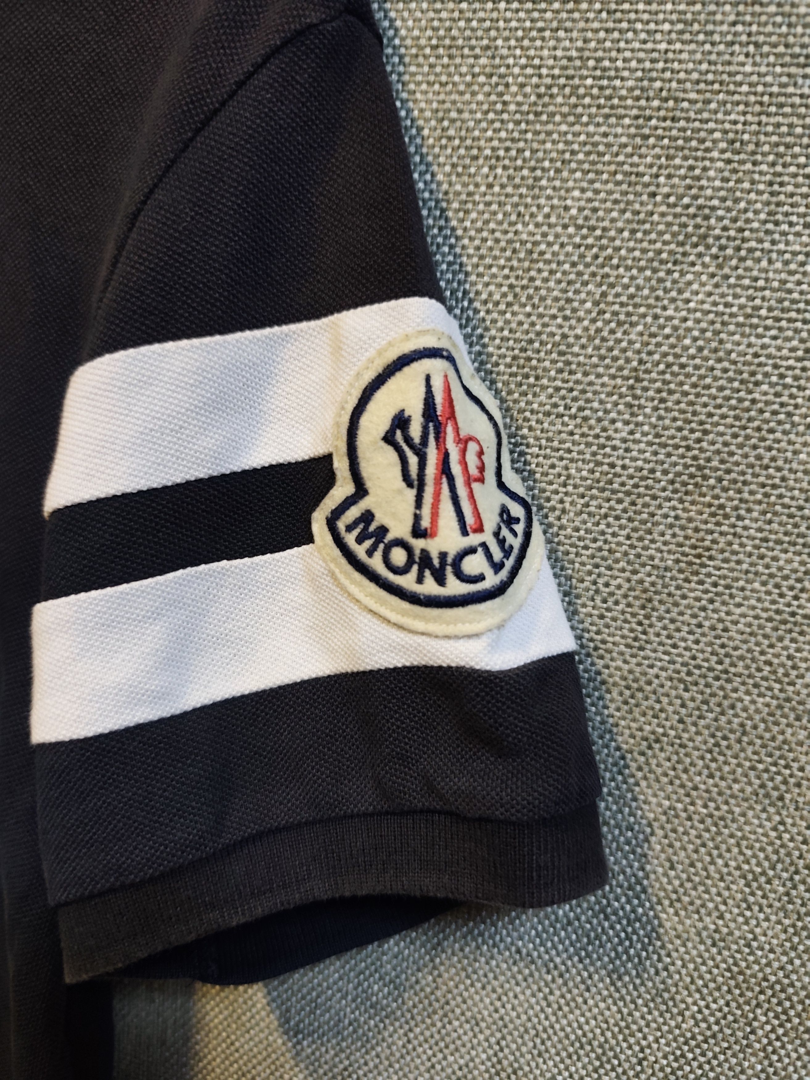 Moncler ​Moncler Maglia Double Stripe Sleeve Polo Shirt Slim Fit Size US S / EU 44-46 / 1 - 3 Thumbnail